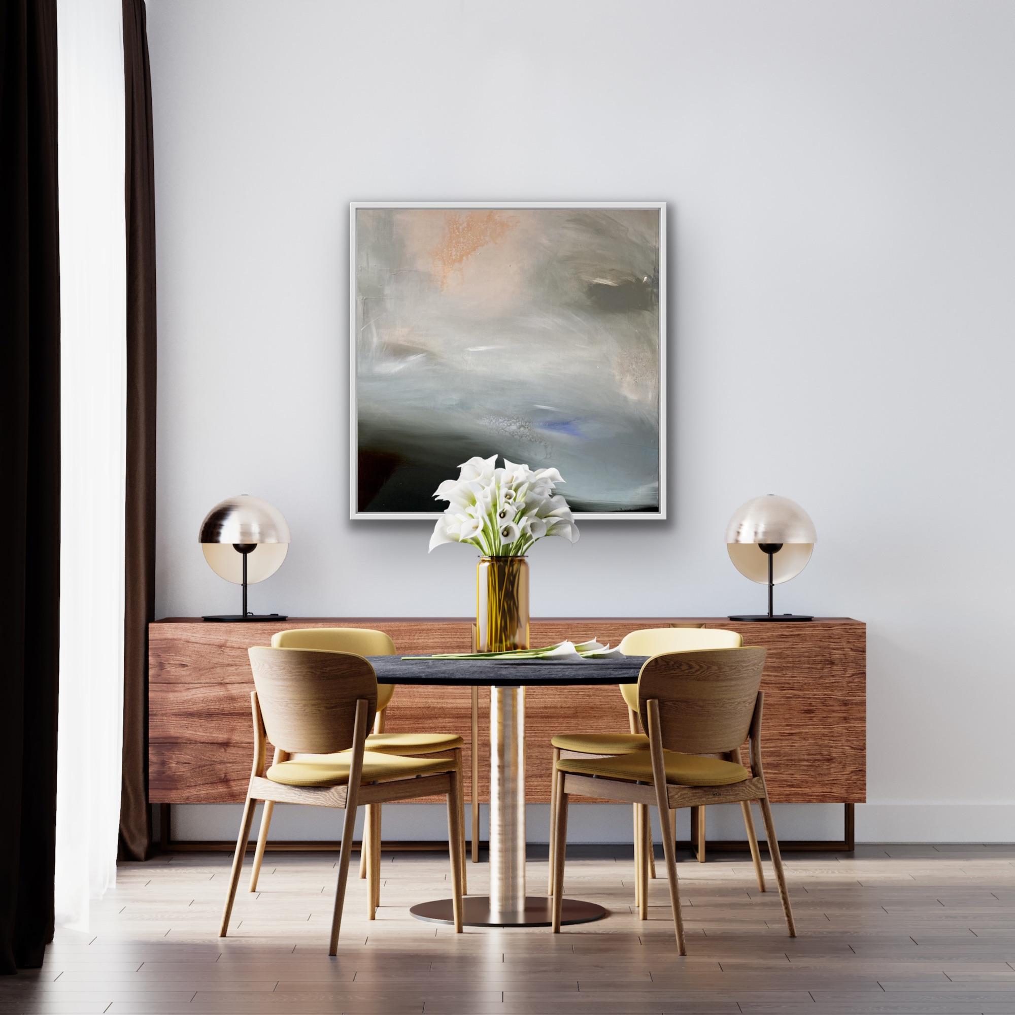 Cloud Illusion di Clare Millen, Pittura originale, Pittura astratta in vendita 3