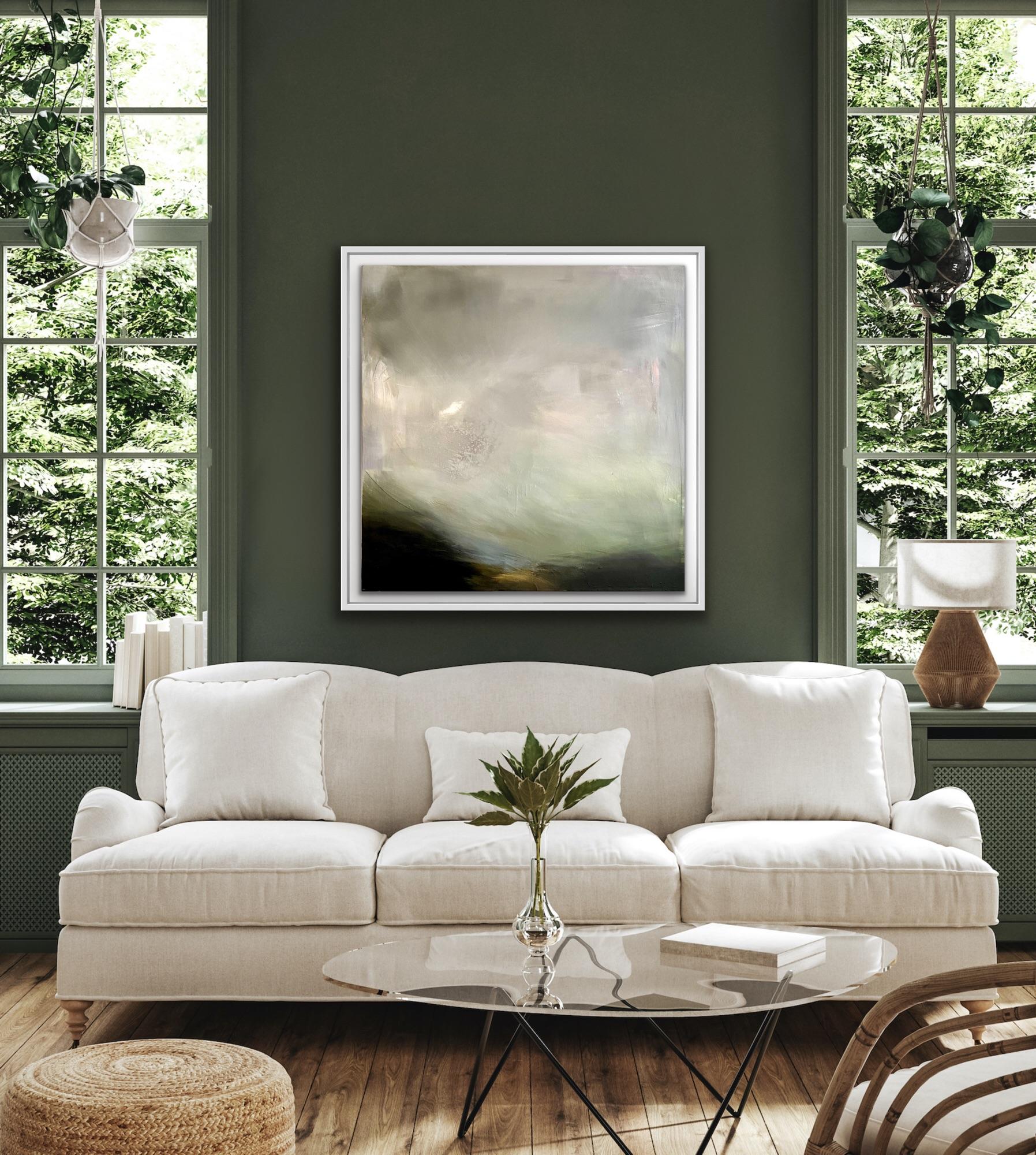 Tierra de Sombras, Clare Millen, Arte Paisajístico Abstracto, Paleta de Colores Oscuros, Gestual - Painting de Clare Millen 