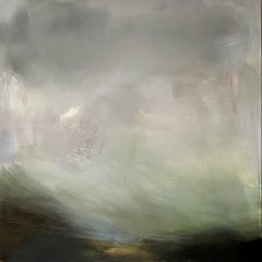 Shadow Land, Clare Millen, Abstract Landscape Art, Dark Colour Palette, Gestural