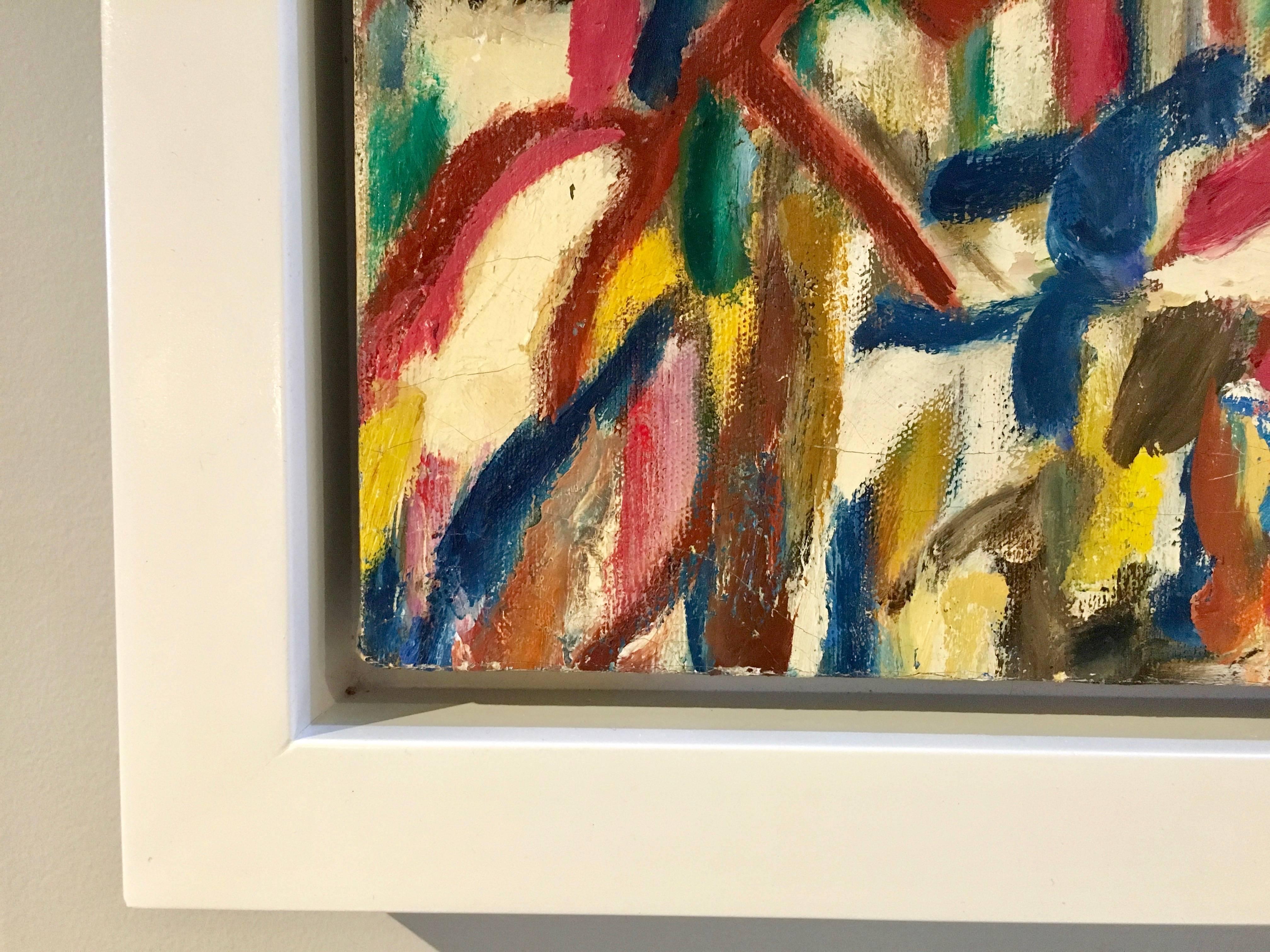 Mid-20th Century Clare Nassbaum Painting For Sale