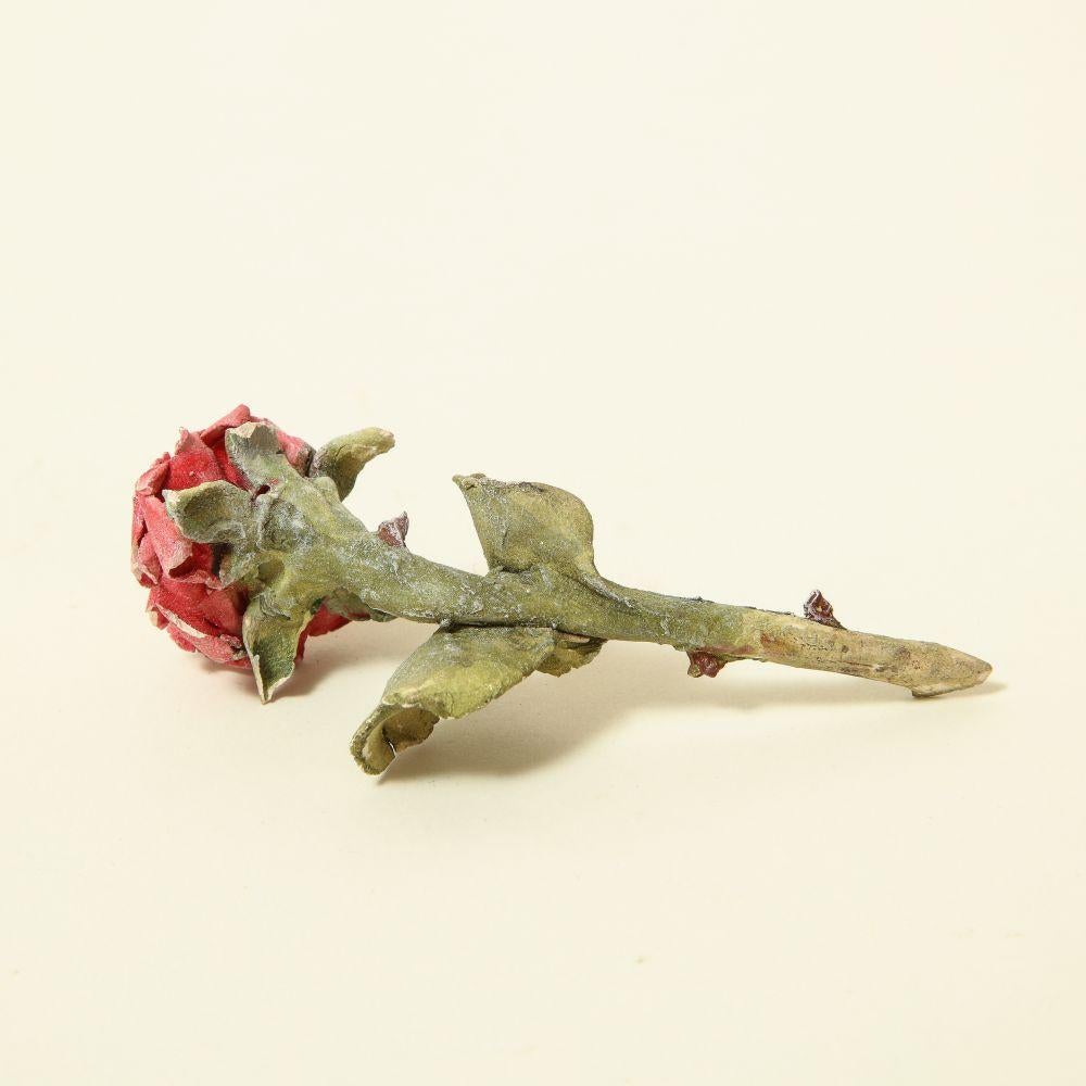 Hand-Painted Clare Potter Porcelain Rose