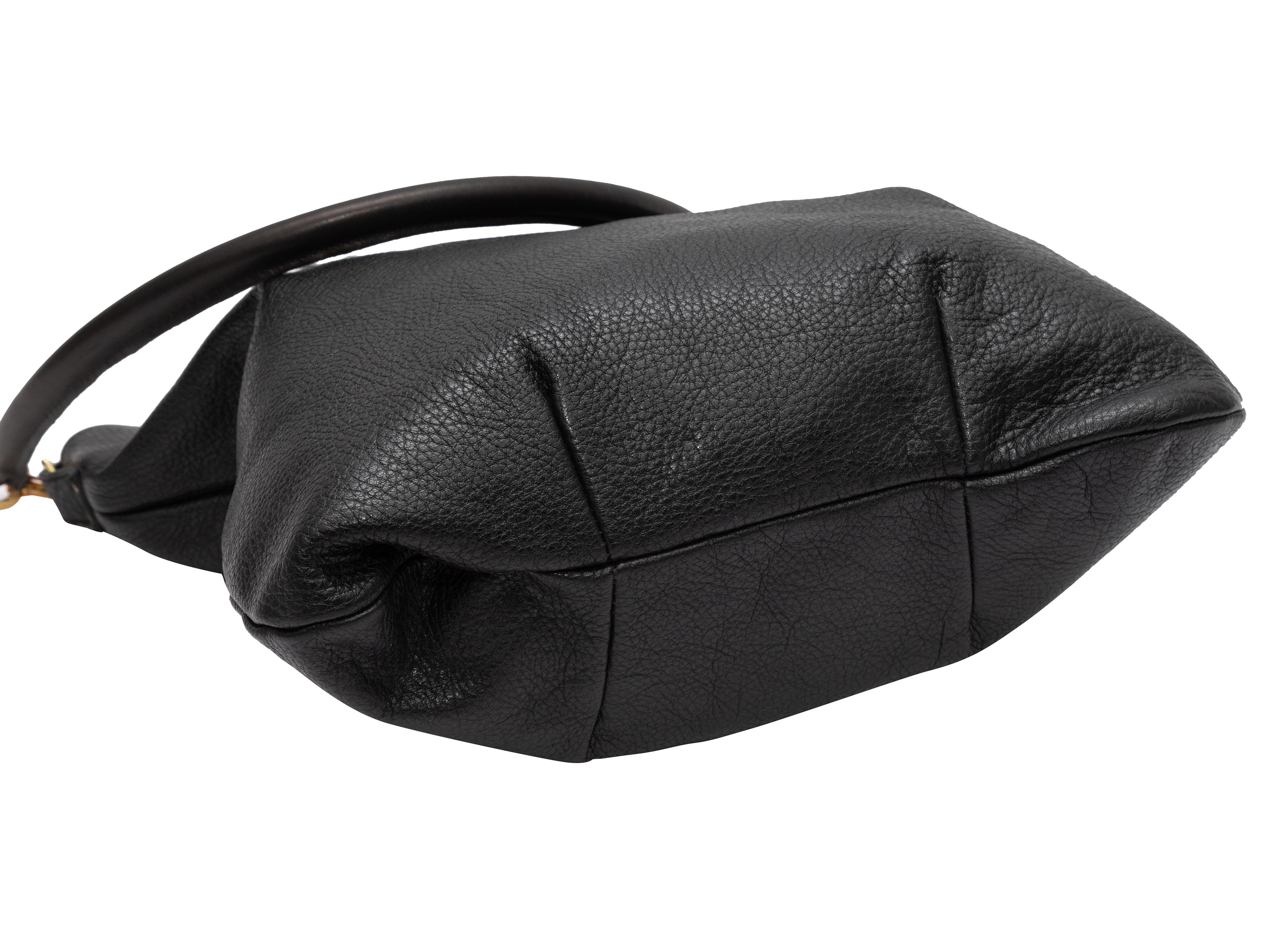 Women's or Men's Clare V. Black Leather Hobo Bag