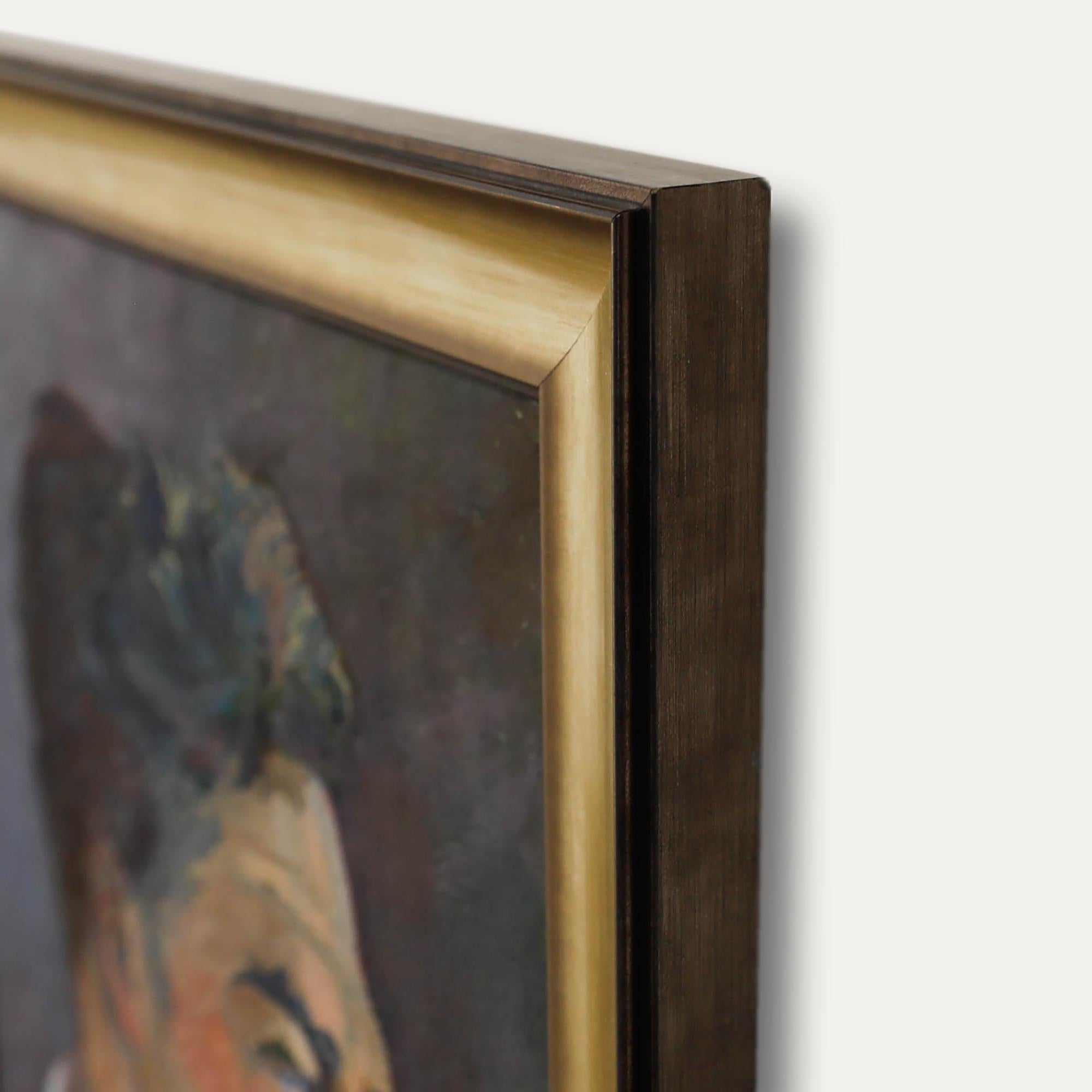 Clare Winsten (1894-1989) - English School Mid 20th Century Oil, Man in Profile 1