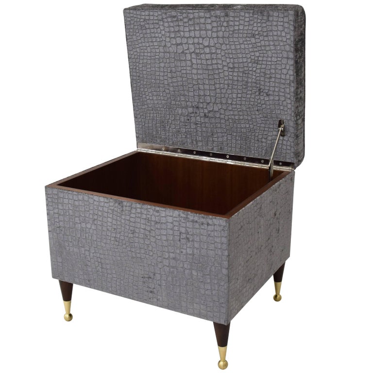 Claremont Storage Ottoman For Sale at 1stDibs