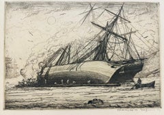 Carénage d'un terre-neuvas, Saint-Malo