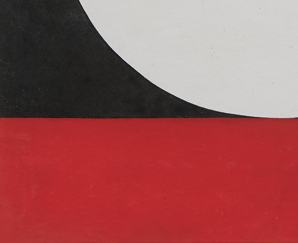 Clarence Holbrook Carter (américain, 1904-2000) 
Sur la ligne rouge, 1965
Acrylique sur papier texturé
Signé et daté en bas à droite
24 x 31 pouces
32.5 x 39 pouces, encadré

Le cadre est endommagé - voir les photos pour plus de détails. 

Clarence