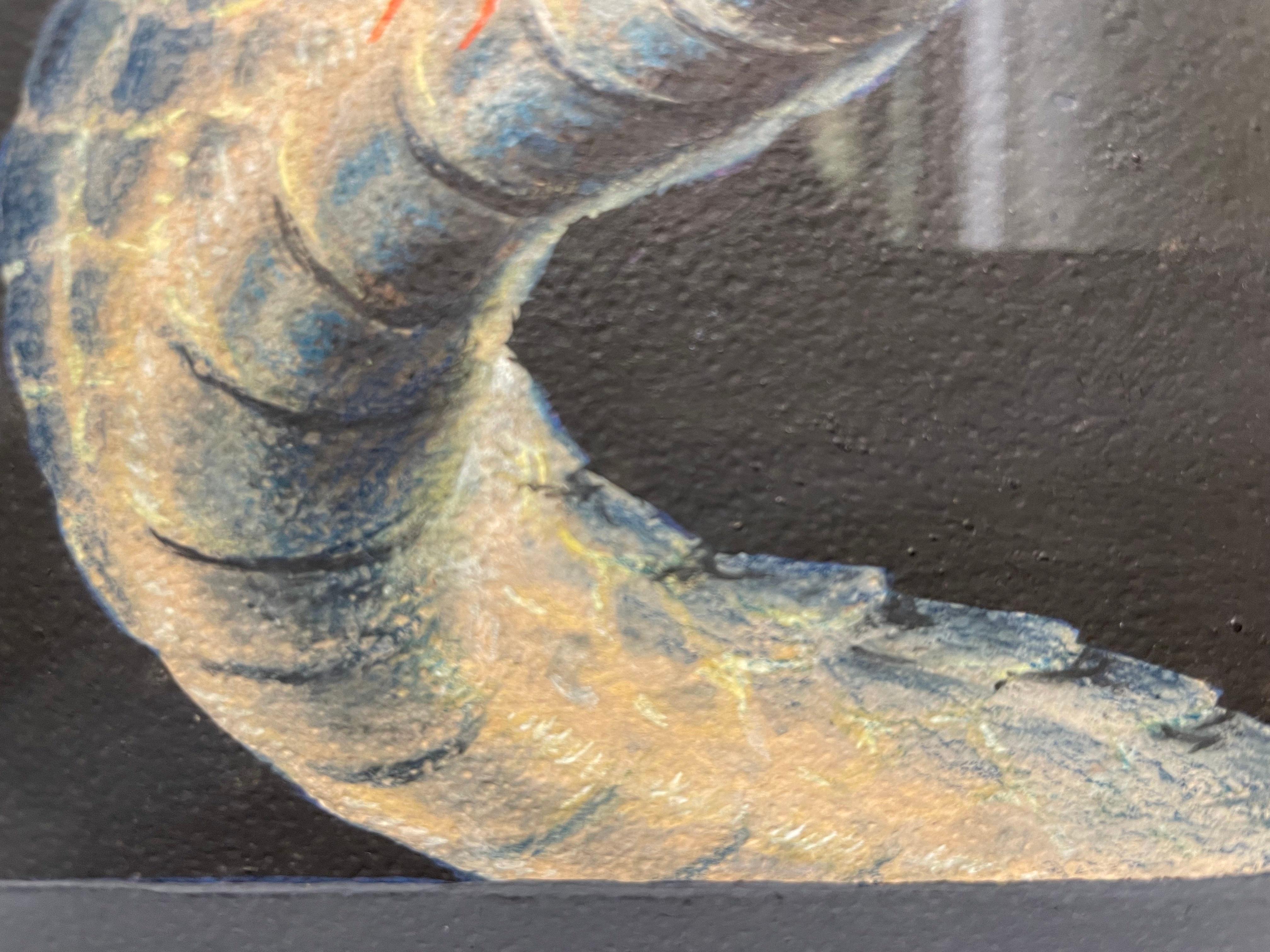 Por encima de la sorpresa (Serpiente), pintura sobre serpientes de los años 60, Escuela de Cleveland en venta 2
