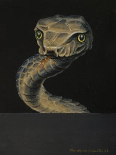 Over and Above Surprise (Serpent), peinture de serpent des années 1960, Cleveland School