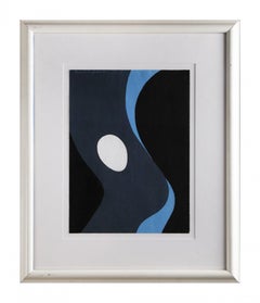 Torso No. 1, Mid-Century Figural Abstract Acrylic Painting