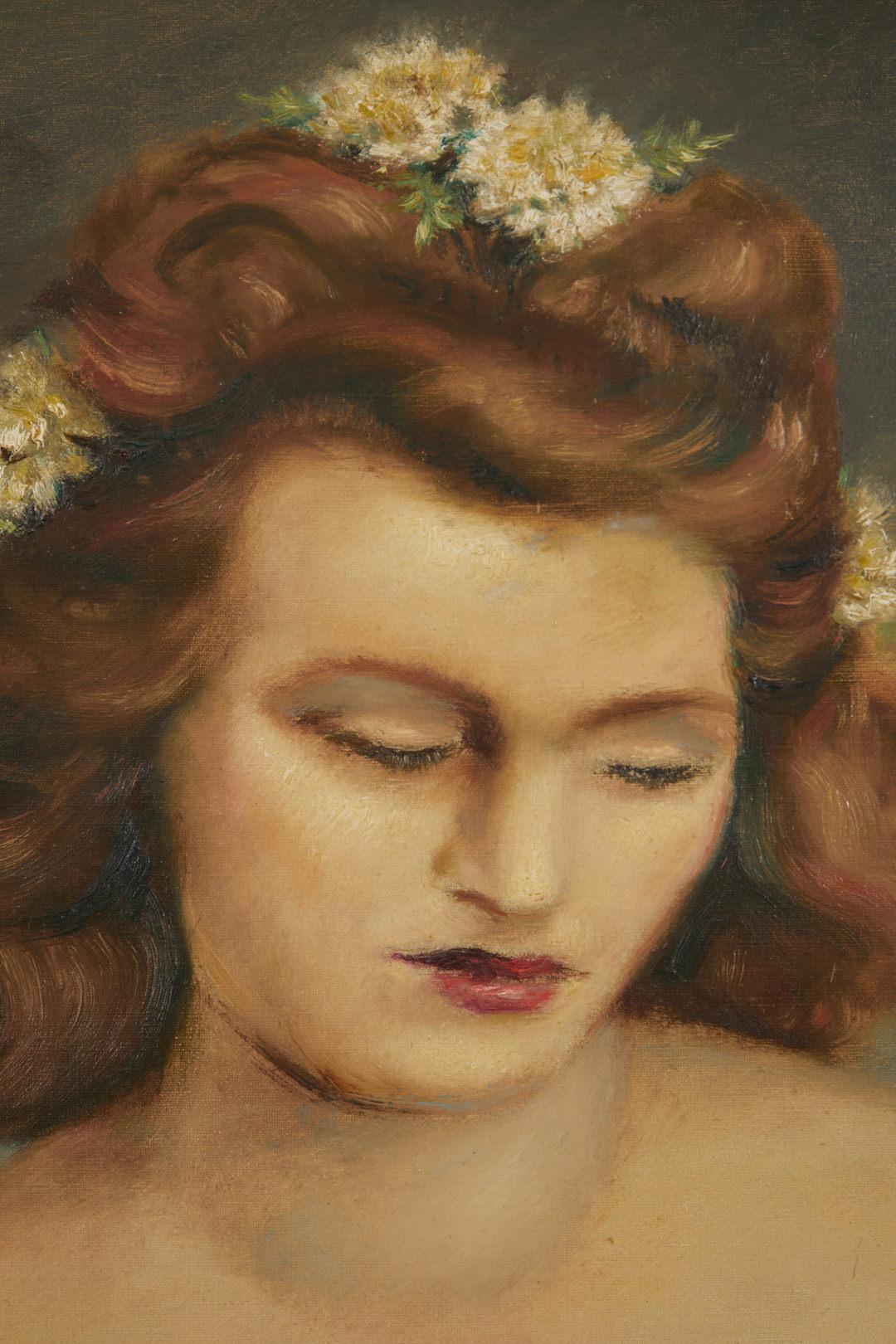 Clarence Holbrook Carter (American, 1904-2000)
Venus, 1940
Signed Clarence H. Carter and dated 40. (ur)
Oil on canvas
40 x 27 inches
48 x 35 inches, framed

Clarence Holbrook Carter achieved a level of national artistic success that was nearly