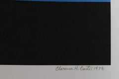 Balancing Act, Surrealist Screenprint by Clarence Holbrook Carter