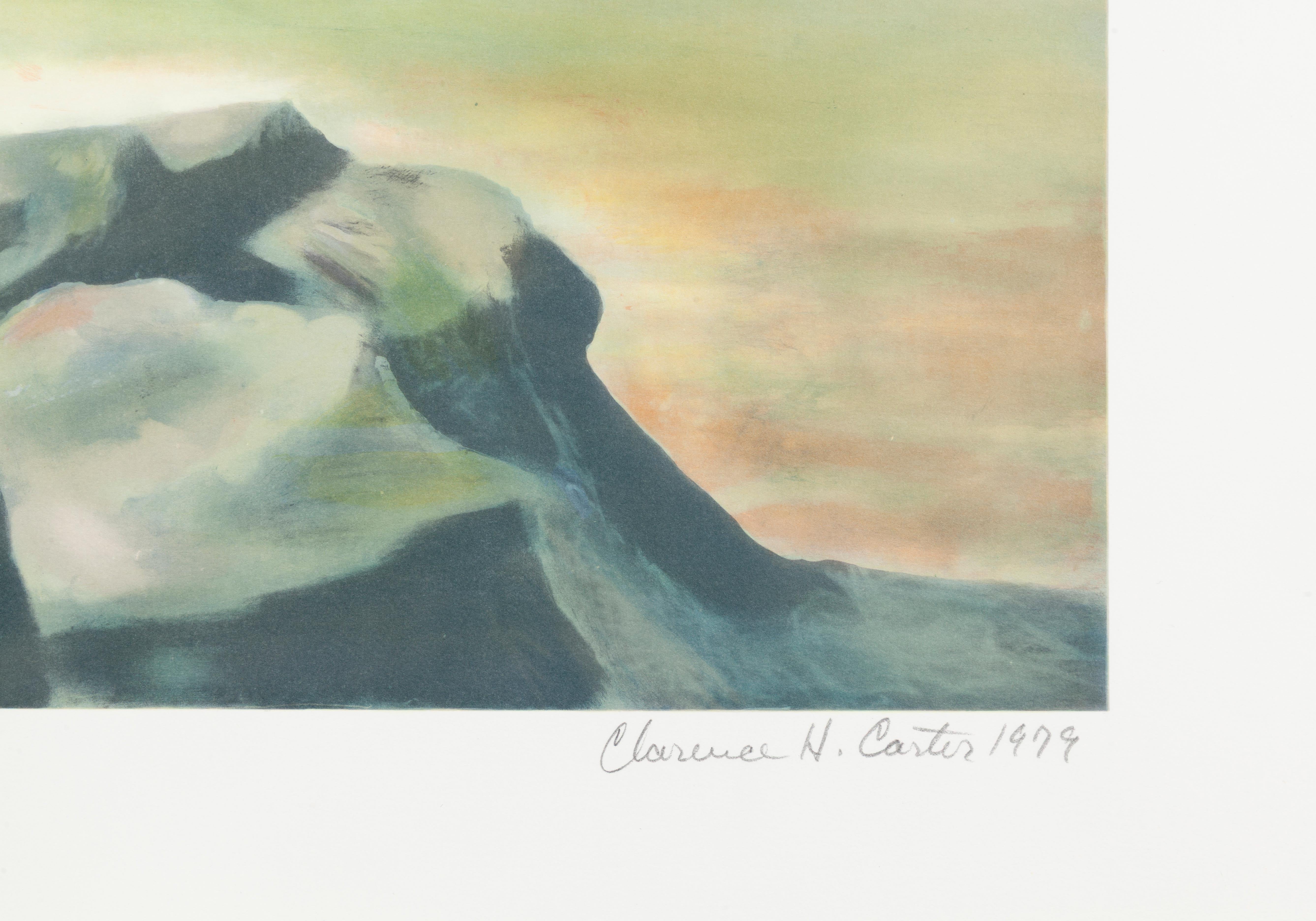 Eschatos 21 - Surrealist Print by Clarence Holbrook Carter