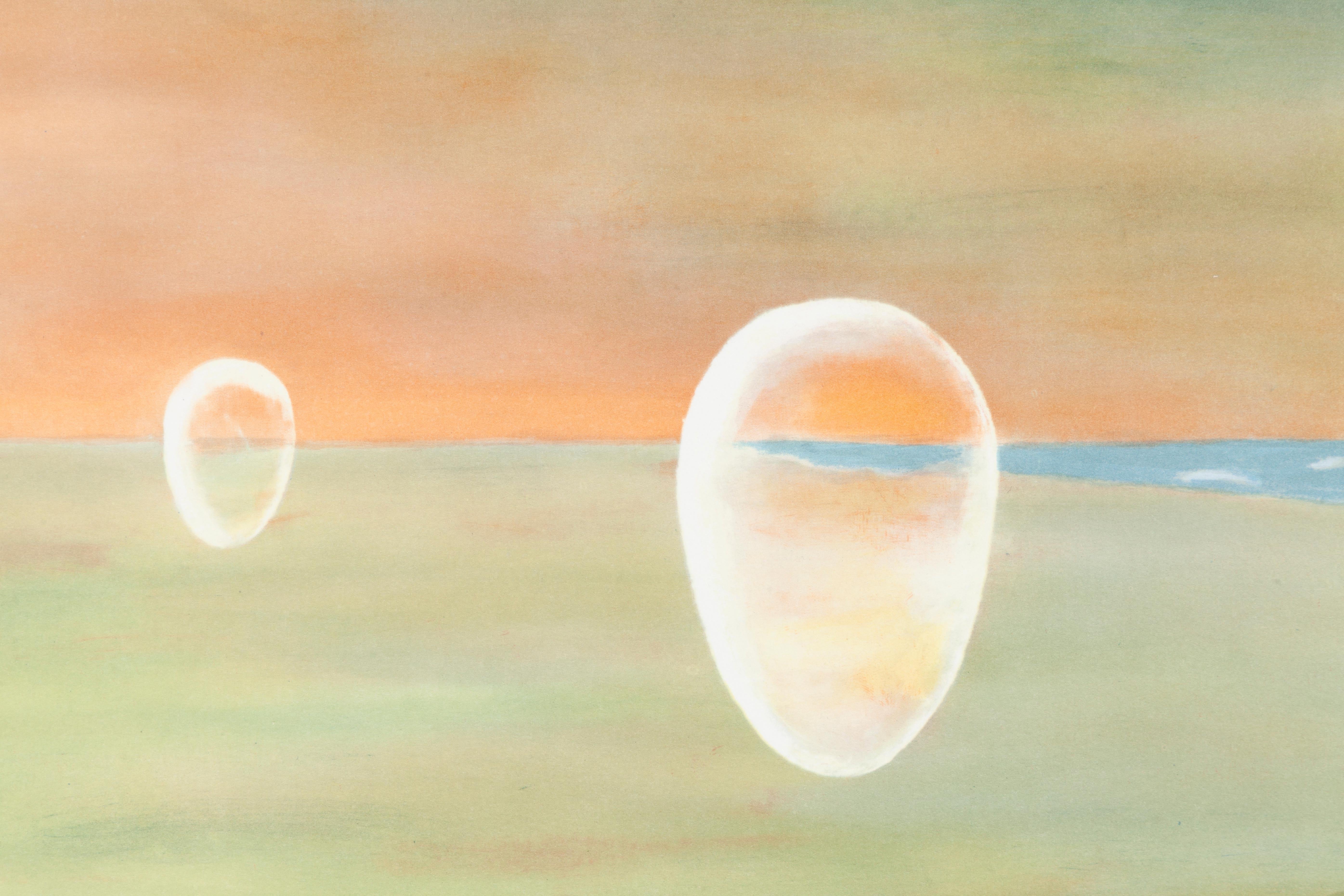 Clarence Holbrook Carter (1904–2000) was an American painter whose career spanned realism, regionalism, and ultimately a distinctly Surrealist vision. By the mid-20th century, he became known for dreamlike landscapes filled with symbolic shapes and