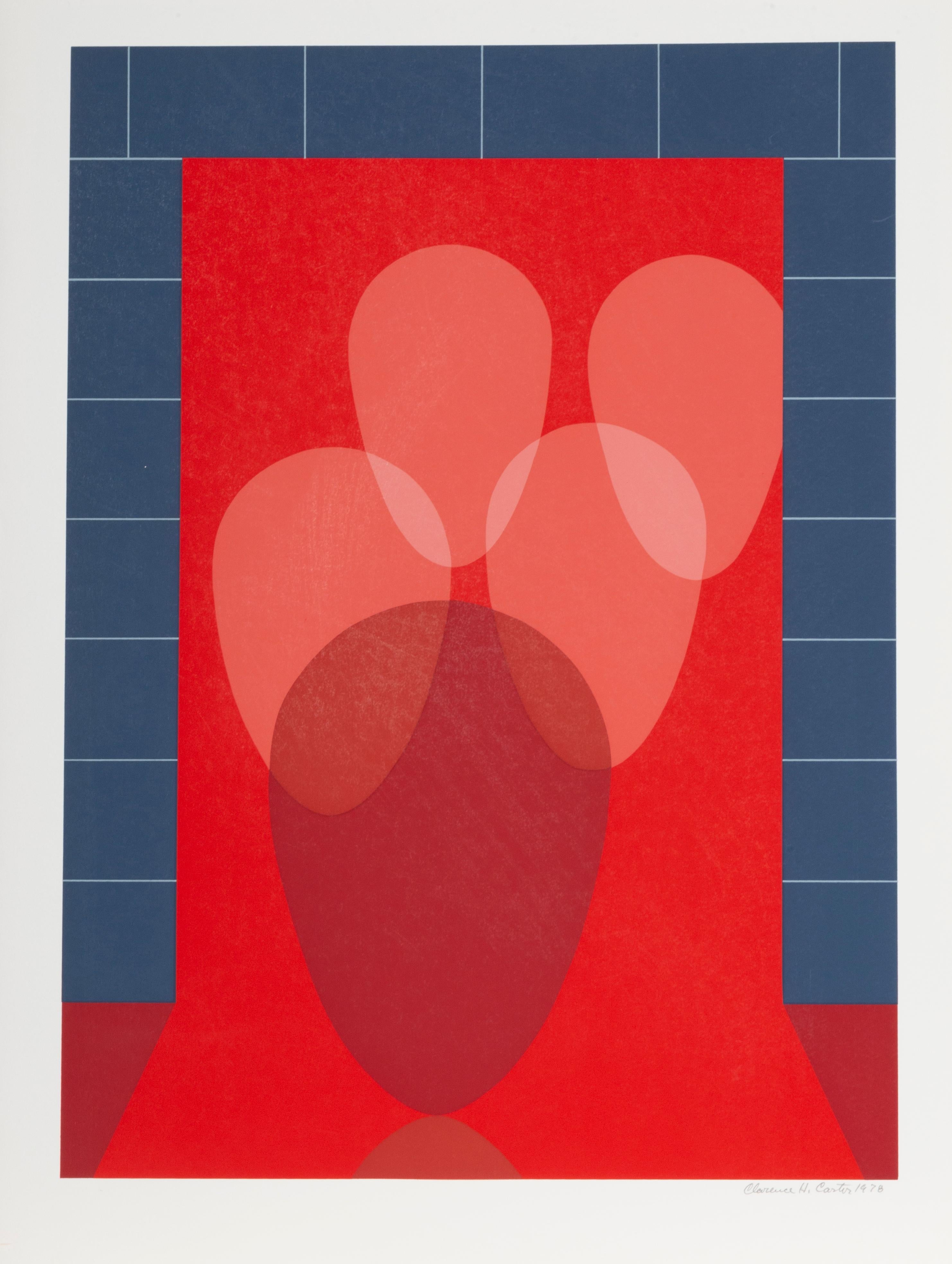 Artiste : Clarence Holbrook Carter, américain (1904 - 2000)
Titre : Fourneau ardent
Année : 1978
Médium : Sérigraphie, signée et numérotée au crayon. 
Edition : 200, AP 30
Taille du papier : 35 x 26 pouces 