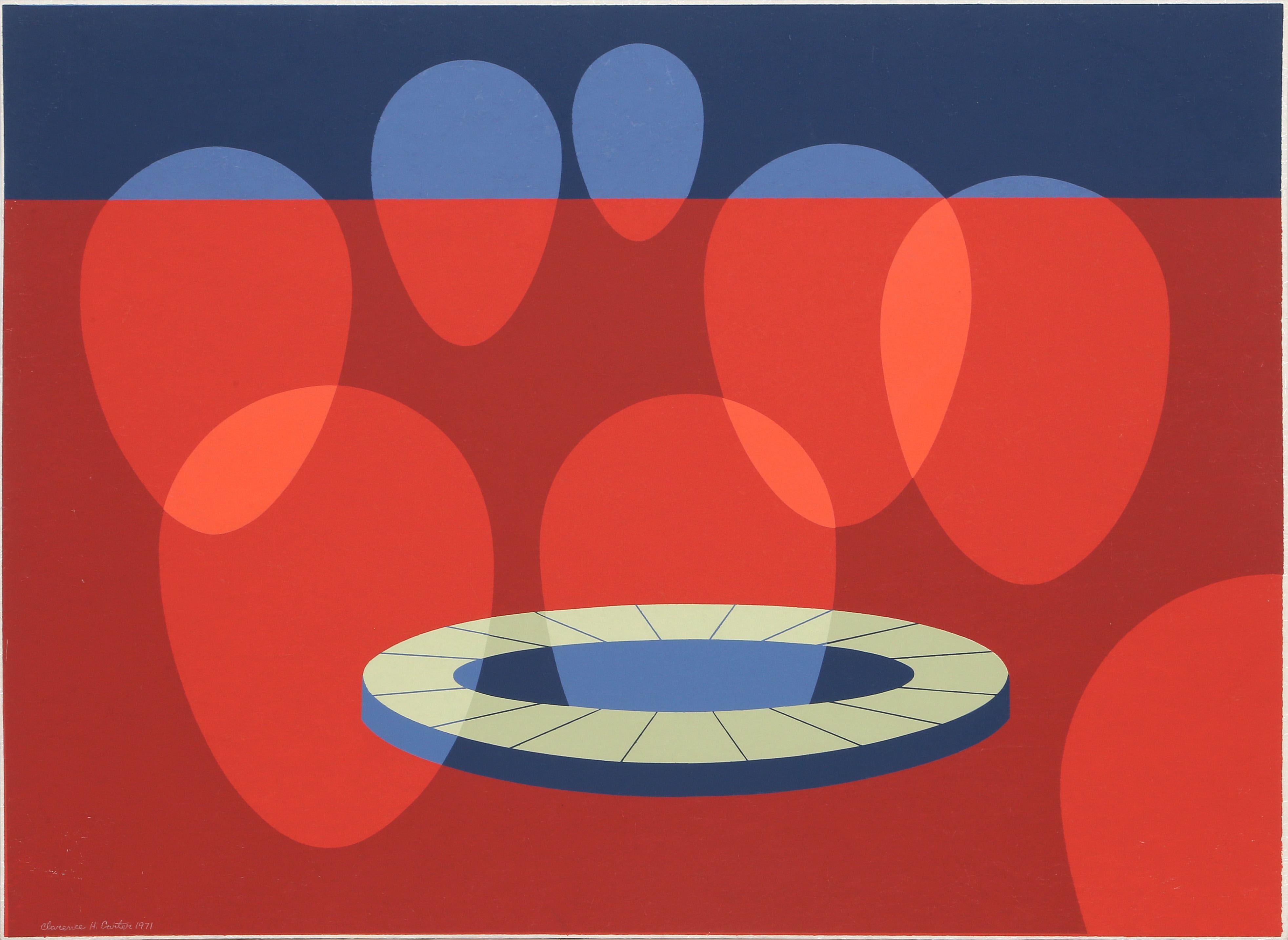 Artist: Clarence Holbrook Carter, American (1904 - 2000)
Title: Joseph and his Brothers
Year: 1971
Medium: Screenprint on Scintilla paper, signed and numbered in pencil
Edition: 75
Paper Size: 22 x 30 inches