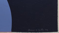 Transection I, Silkscreen by Clarence Carter 1971