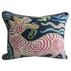 Fodere per cuscini di Clarence House in lino del Drago del Tibet