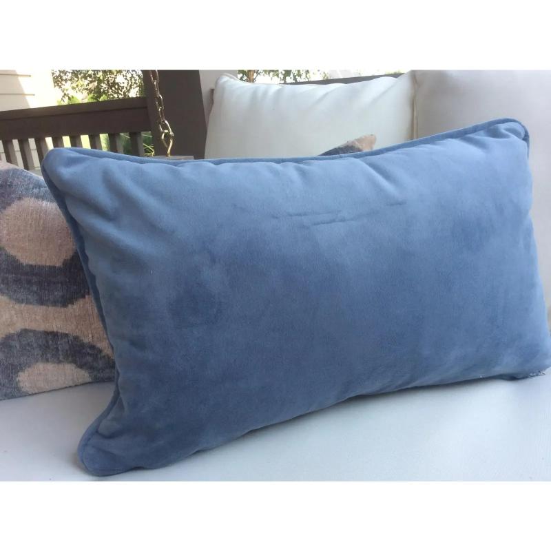 Americano Cuscino in velluto rosso e piuma d'oca Clarence House 