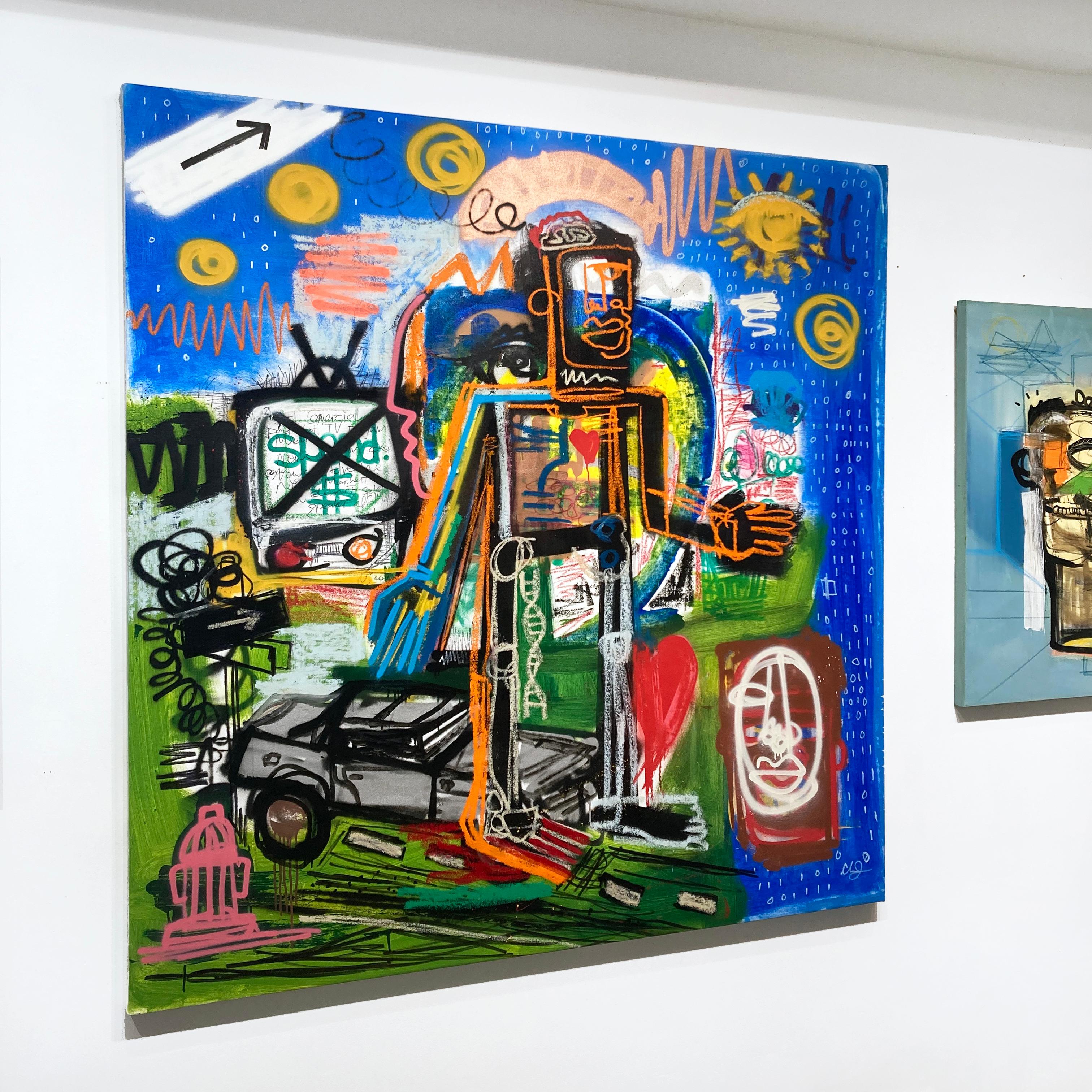 Una vita ben vissuta - Painting Contemporaneo di Clarence James