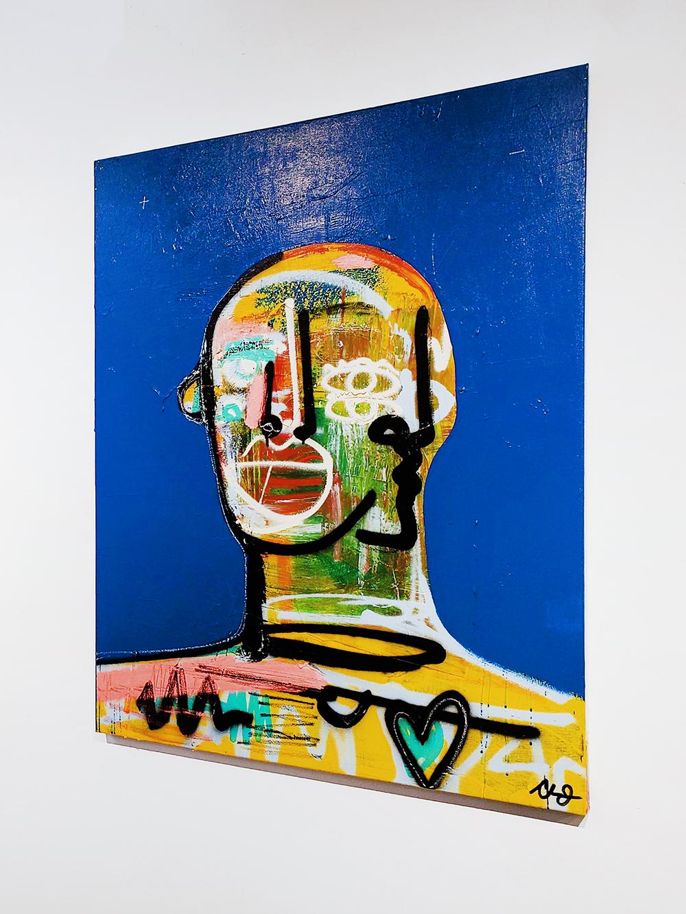 Artista:  A. James, Clarence James
Titolo:  Tutti di uno
Data:  2022
Media:  Acrilico, Aerosol, Olio in stick su tela
Non incorniciato Dimensioni:  40