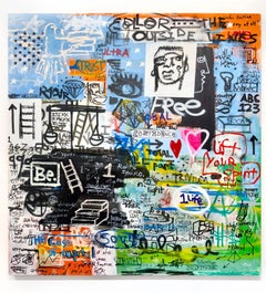 Clarence James "En la luz - Pintura mural (5)"