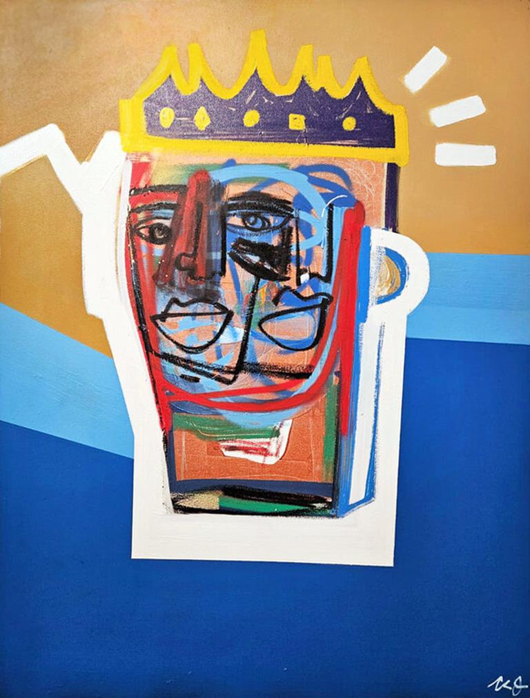 Artista:  James, Clarence
Título:  "Dignificado" Mi Yo Soberano
Date:  2025
Medio:  Acrílico, Aerosol, Óleo en barra sobre lienzo
Sin enmarcar Dimensiones:  40" x 30" x 1.5"
Firma:  Firmado por el artista en el reverso
Edición:  Único

