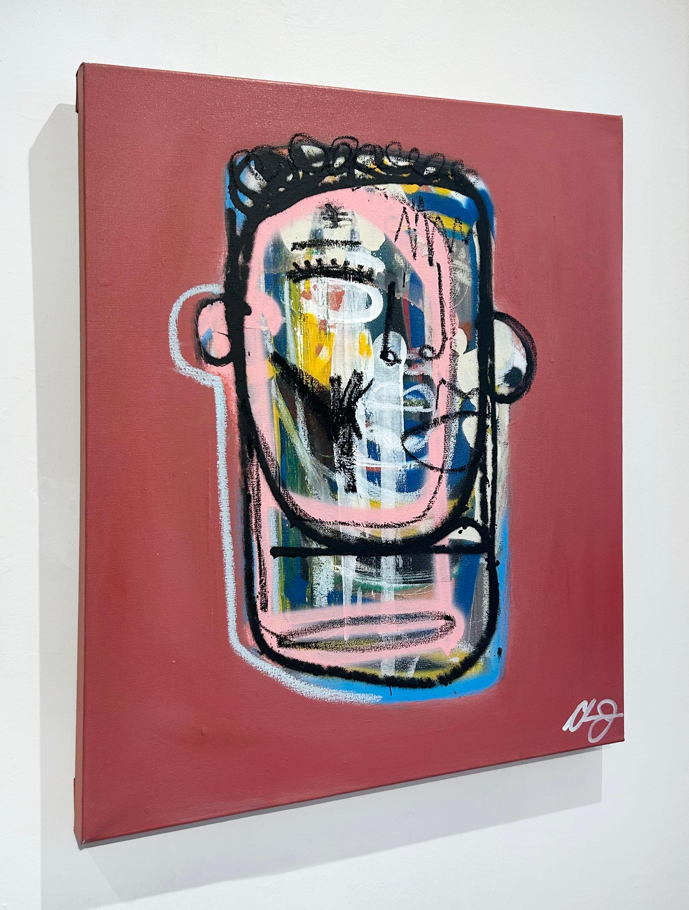 Artista:  A. James, Clarence James
Titolo:  Egyptos
Data:  2023
Media:  Acrilico, Aerosol, Olio in stick su tela
Non incorniciato Dimensioni:  24
