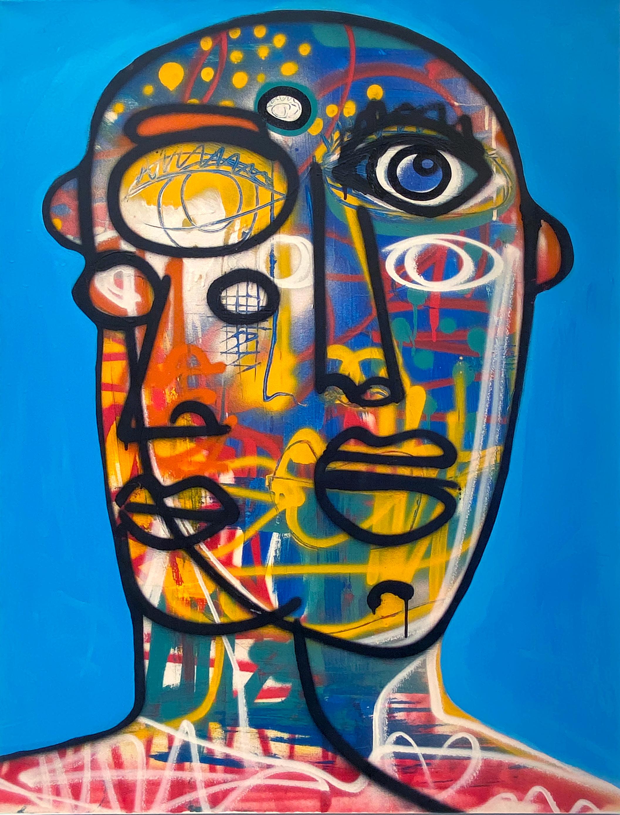 Face(d) - Painting by Clarence James