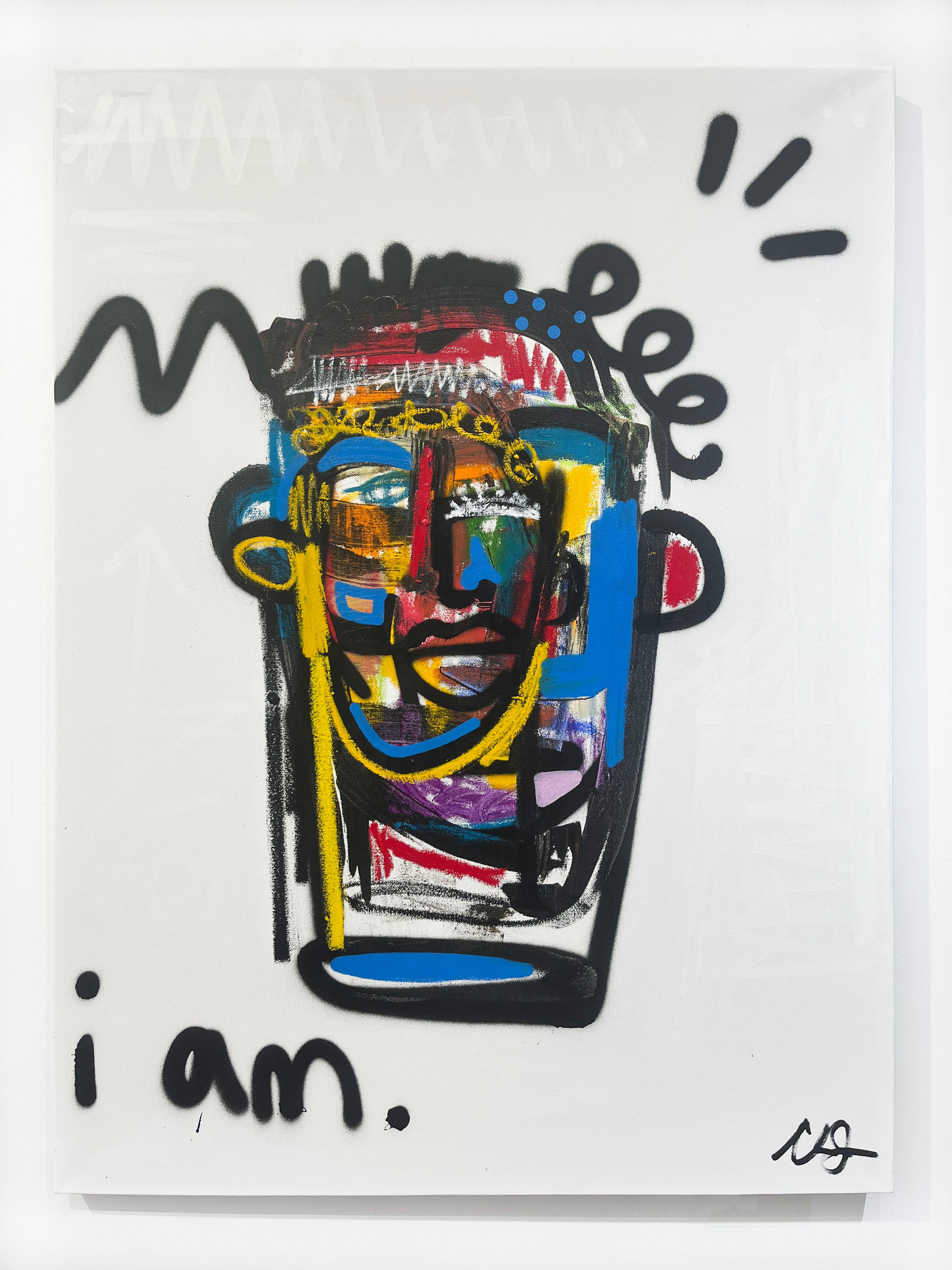 I am - Contemporary Painting by Clarence James