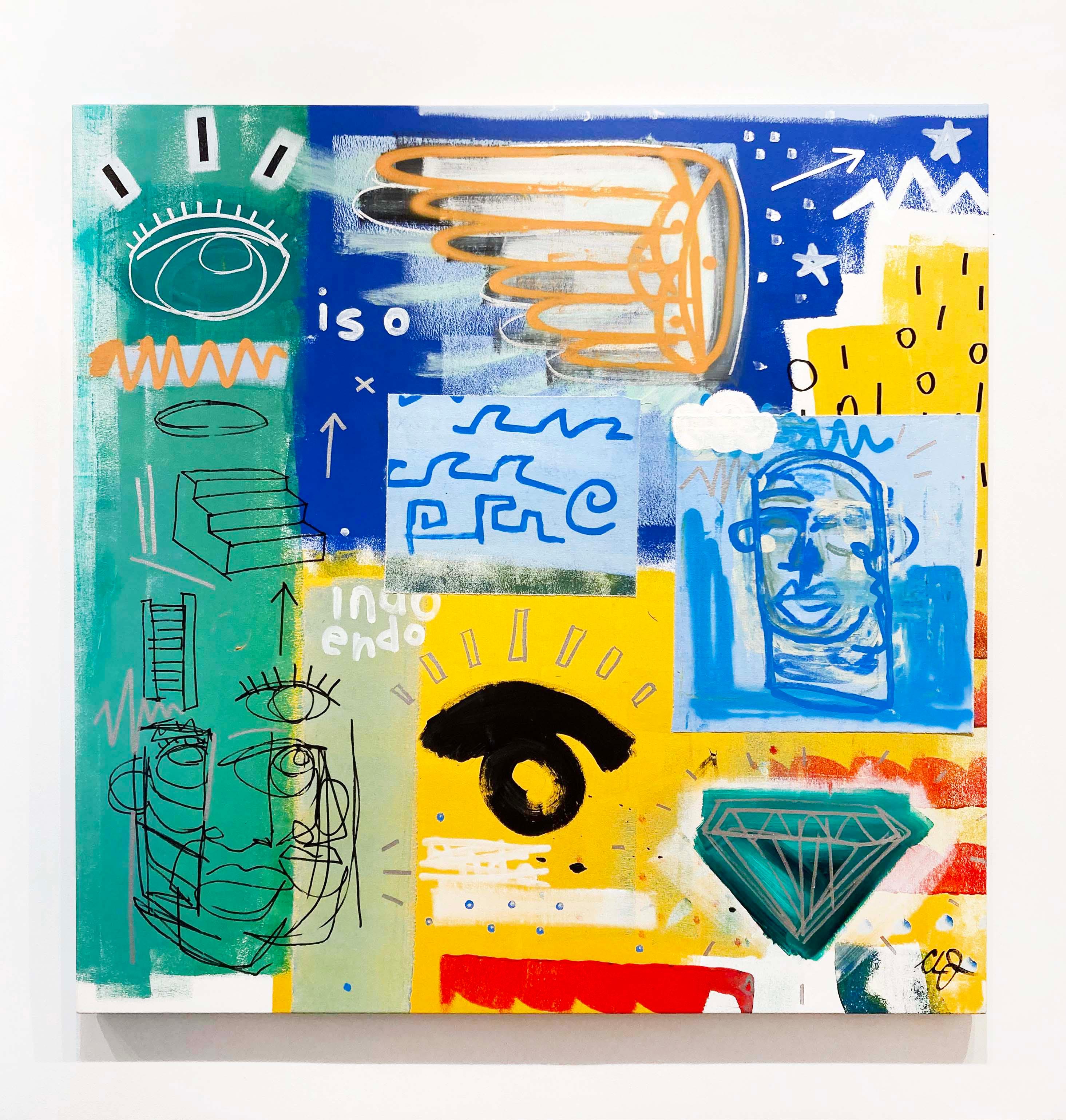 Iso Morphs - Contemporary Painting by Clarence James