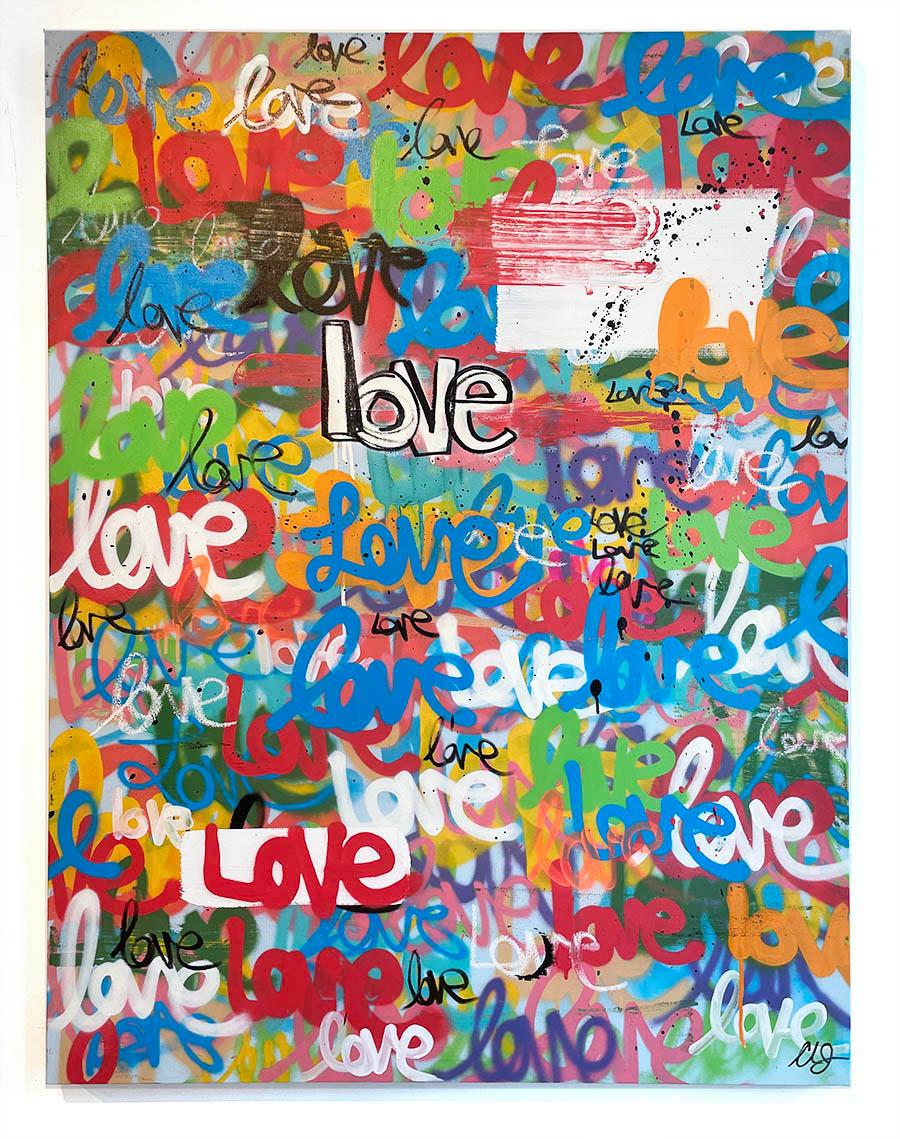 Amare tutti - Painting di Clarence James