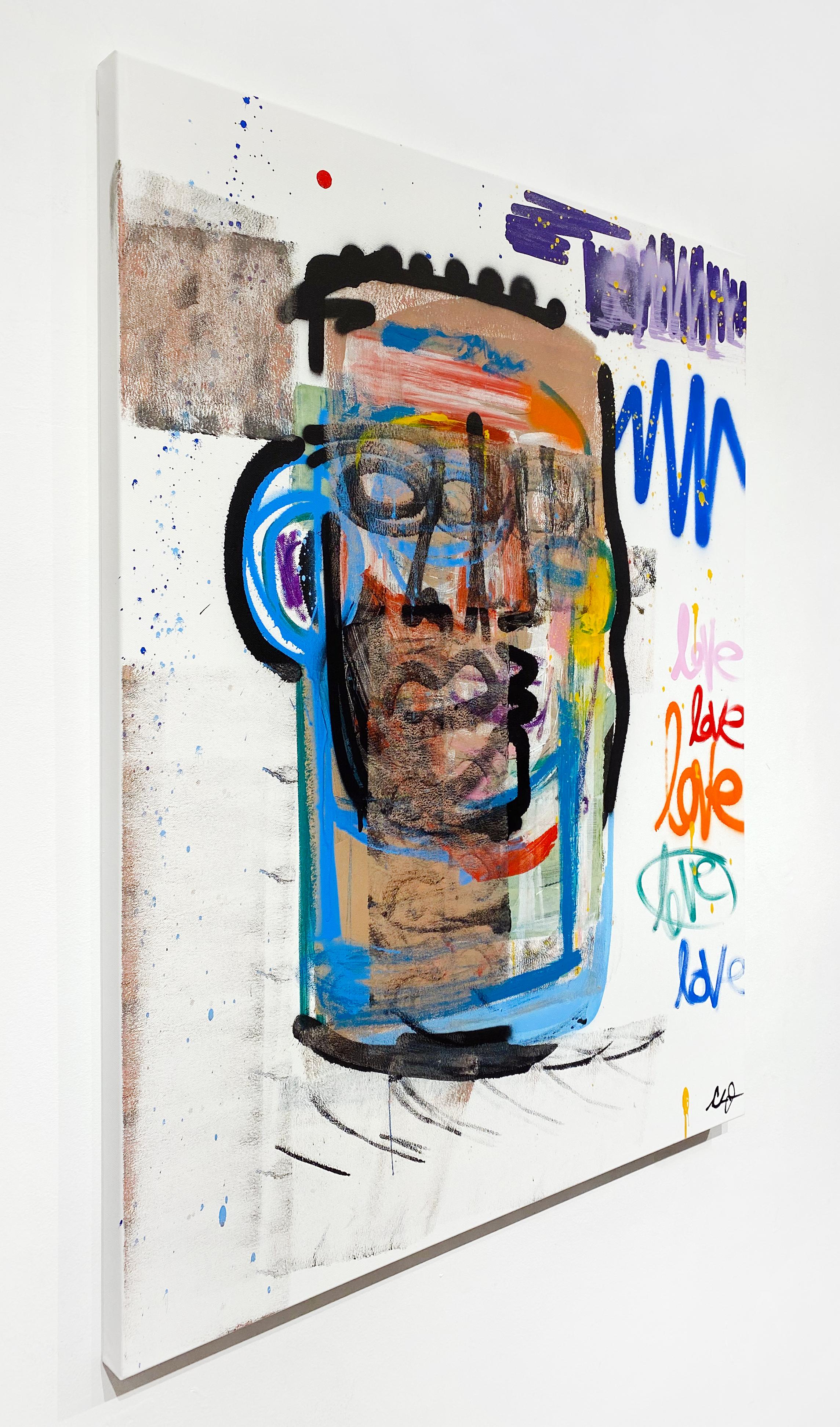 Love -Topia - Contemporary Painting by Clarence James