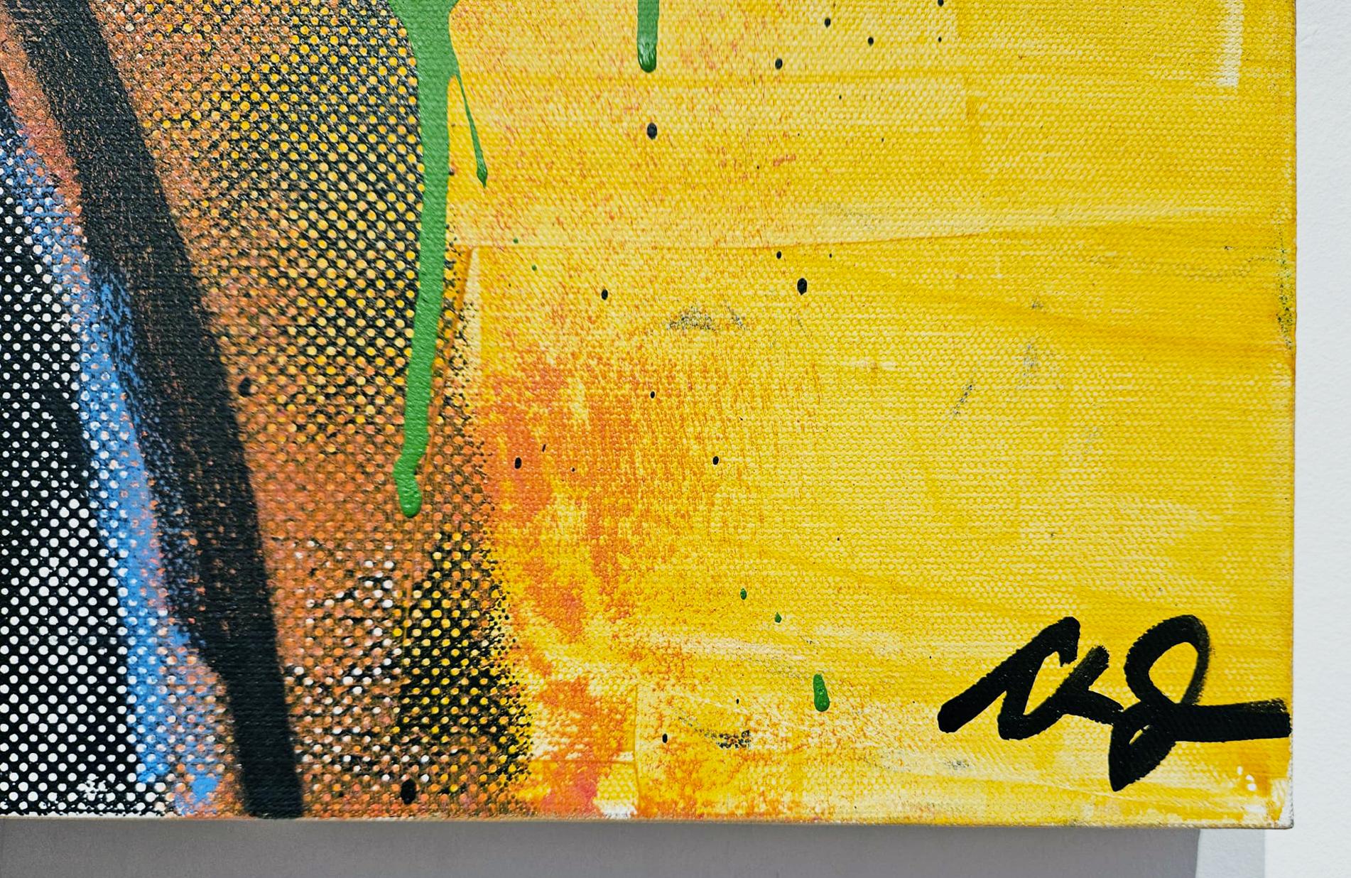 Artist:  James, Clarence
Title:  Marlboro Man 001
Series:  Black Cowboys
Date:  2024
Medium:  Acrylic, Aerosol, Oil Stick on Canvas
Unframed Dimensions:  24