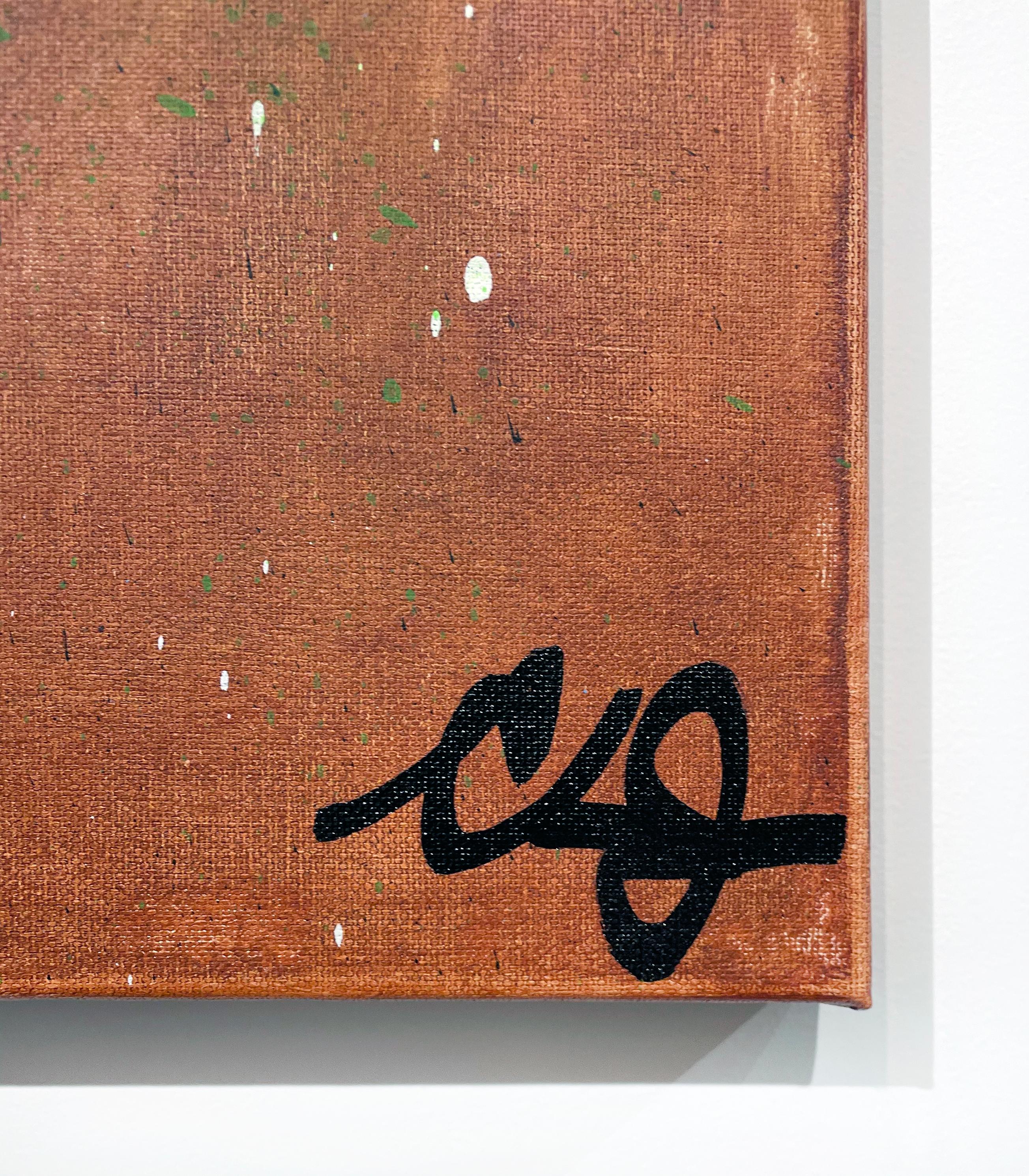 Artist:  James, Clarence
Title:  Mind
Date:  2025
Medium:  Acrylic, Aerosol, Oil Stick on Canvas
Unframed Dimensions:  30