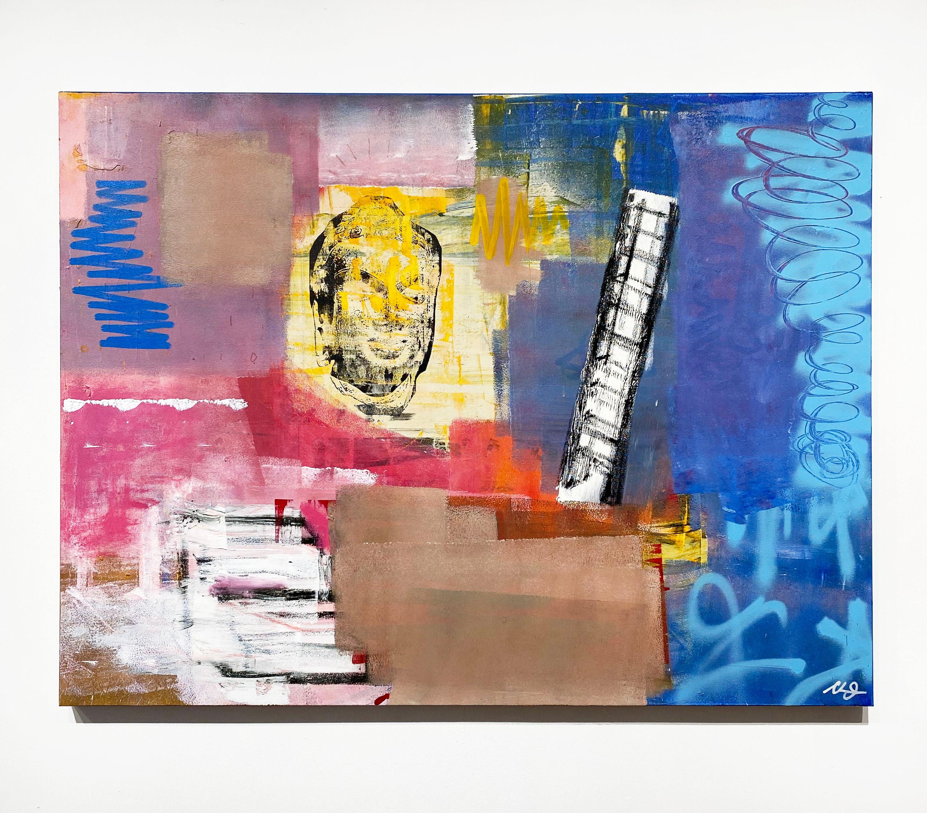 Tranquility #003 - Contemporary Painting by Clarence James