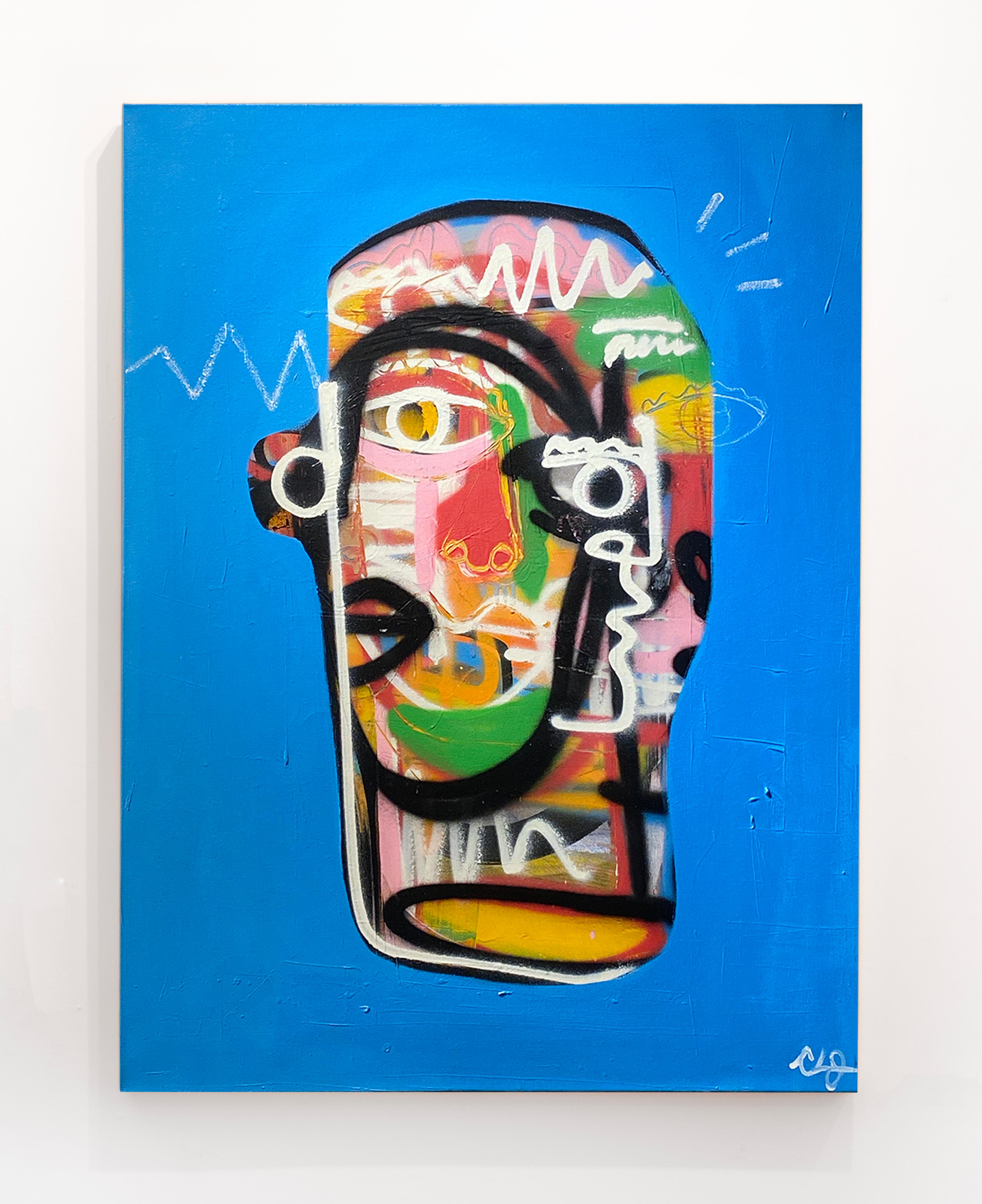 We All Live - Contemporary Painting by Clarence James
