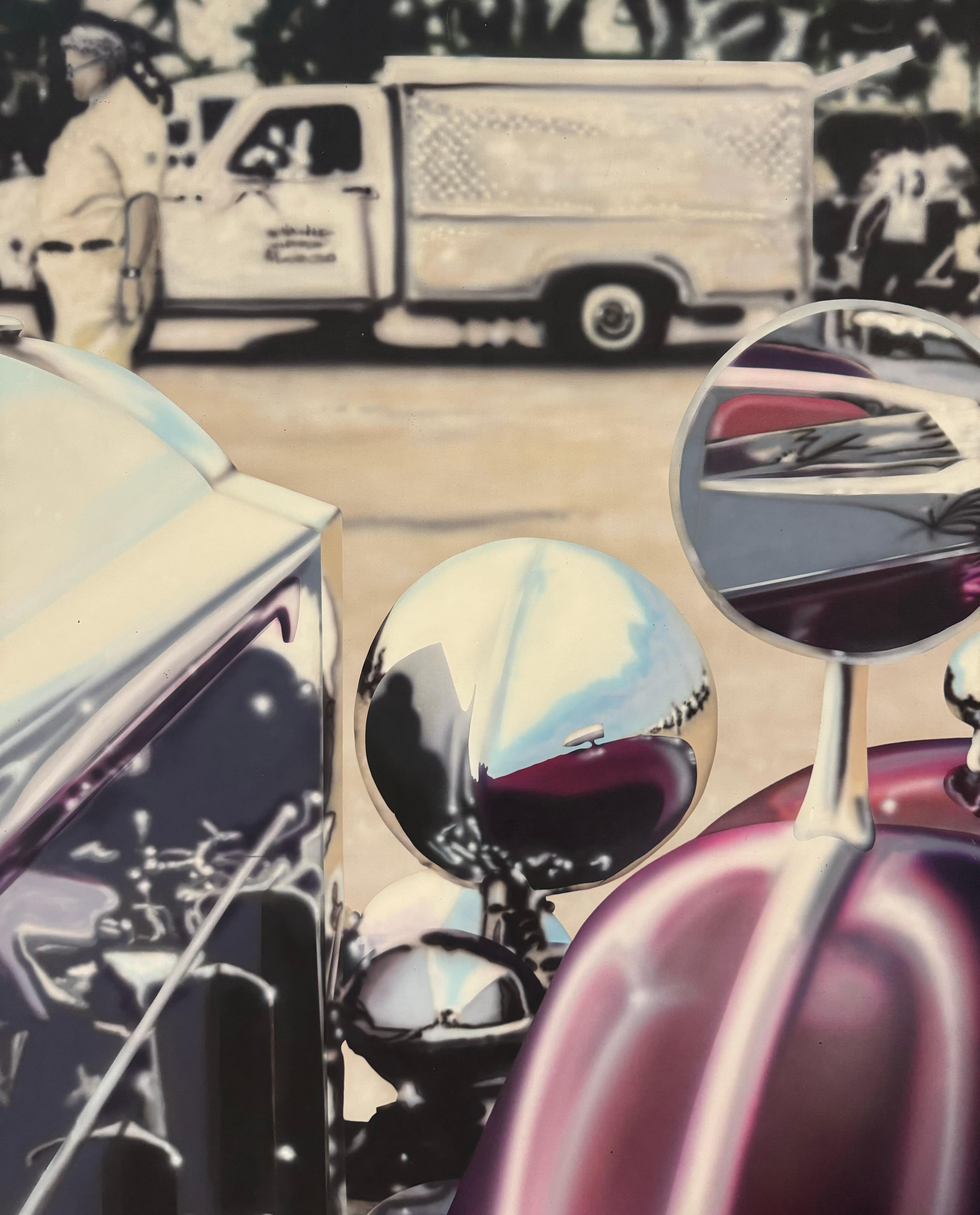 PALM BEACH FOTÓRAFO ESTADOUNIDENSE Pintura hiperrealista Rolls Royce en venta 1