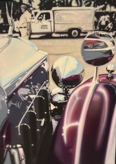 PALM BEACH FOTÓRAFO ESTADOUNIDENSE Pintura hiperrealista Rolls Royce