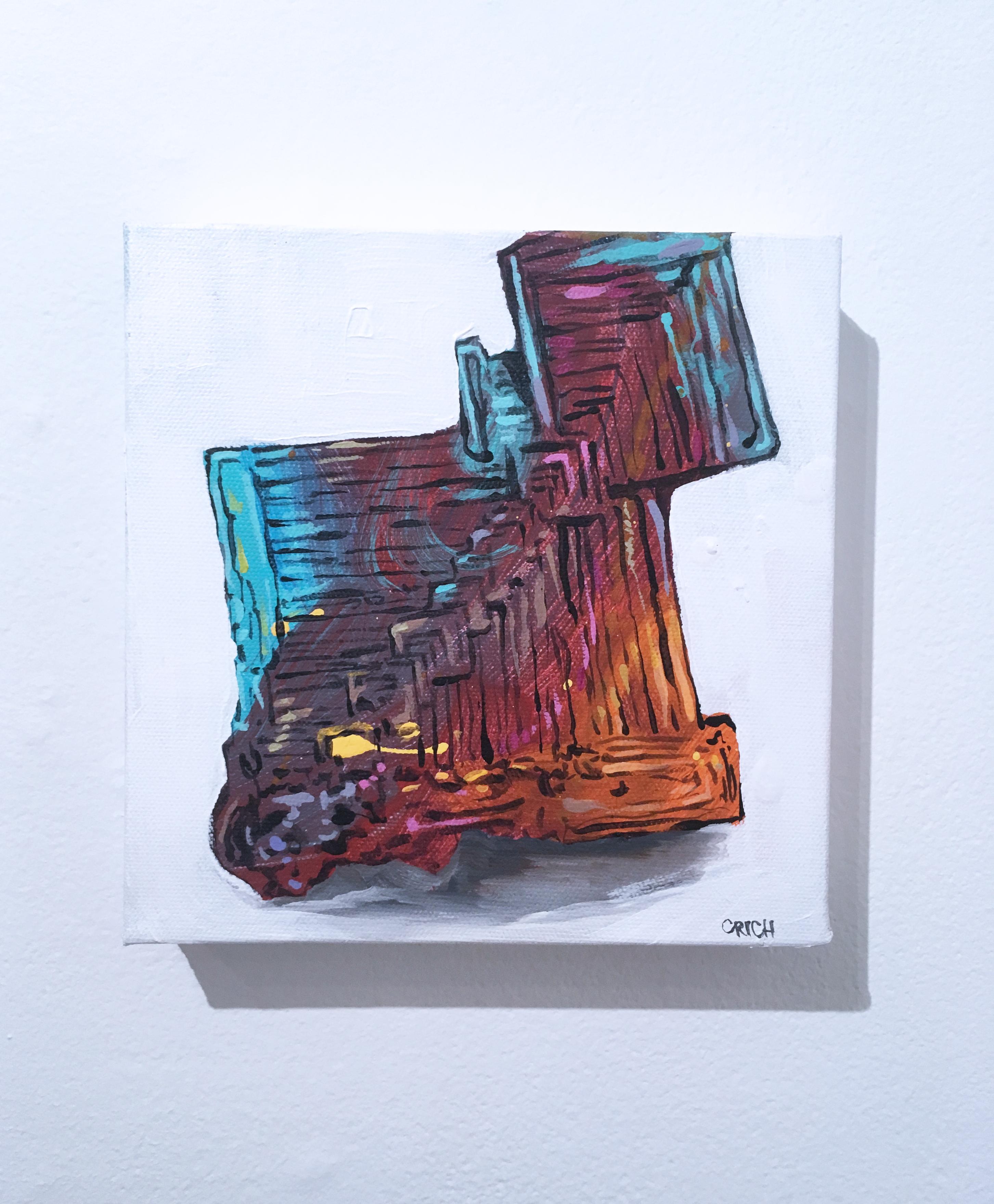 Bismuth - Painting by Clarence Rich