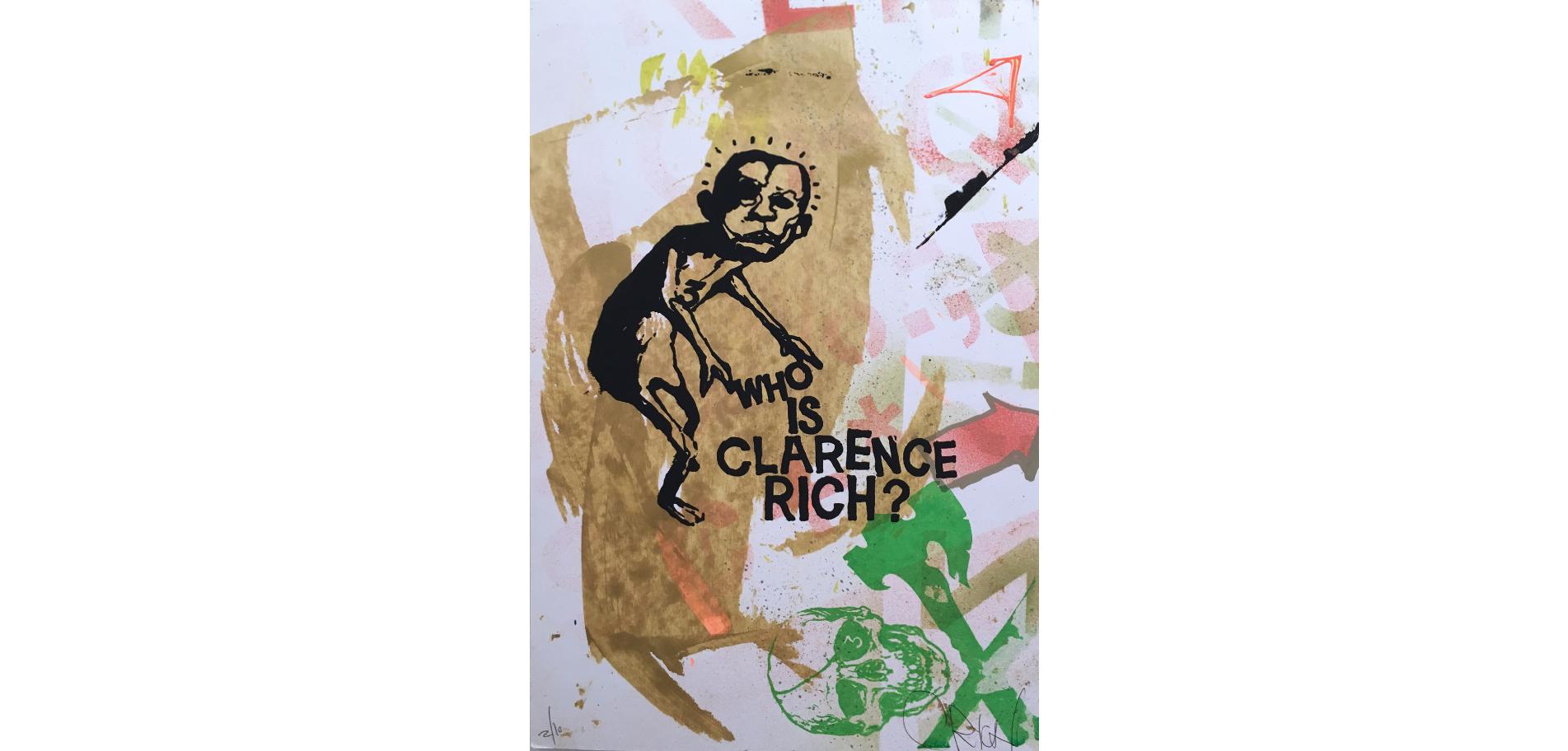Who is Clarence Rich, Print 2017 For Sale 1