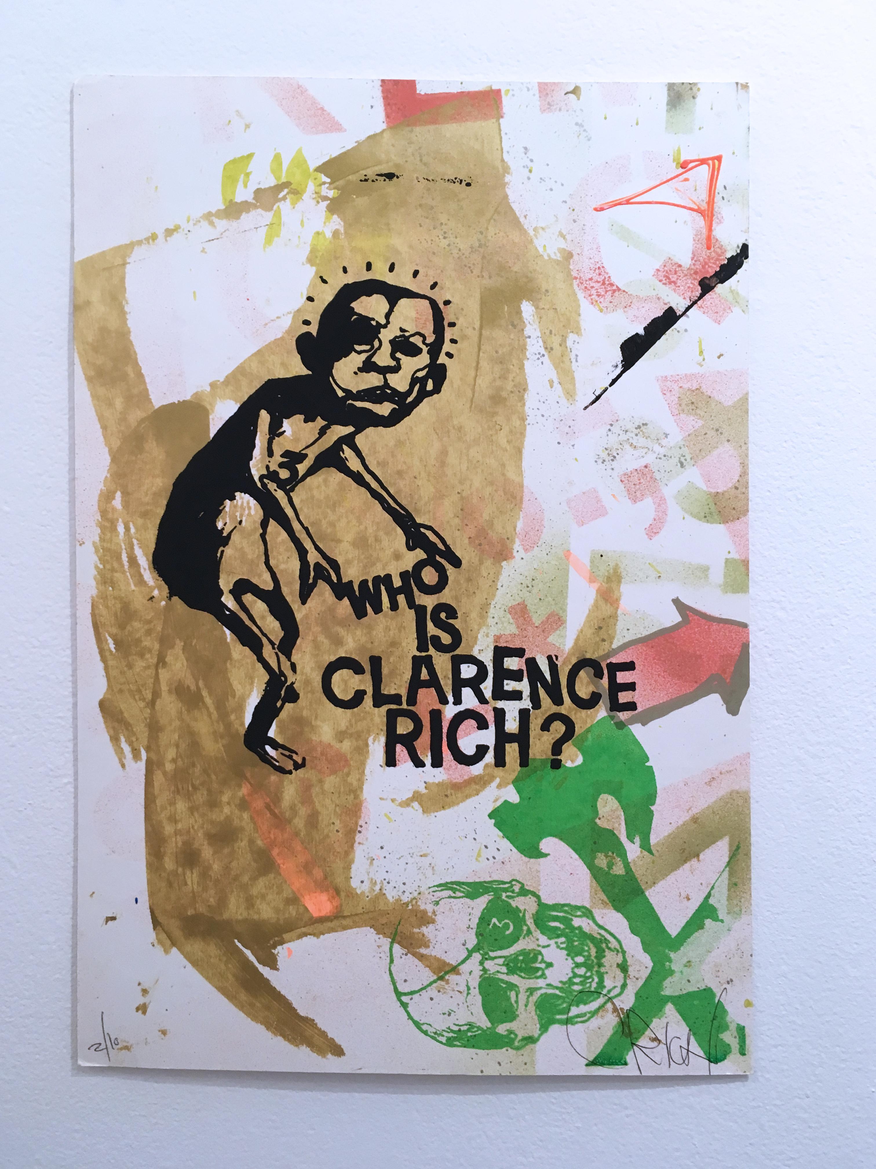 Who is Clarence Rich, Print 2017 For Sale 2