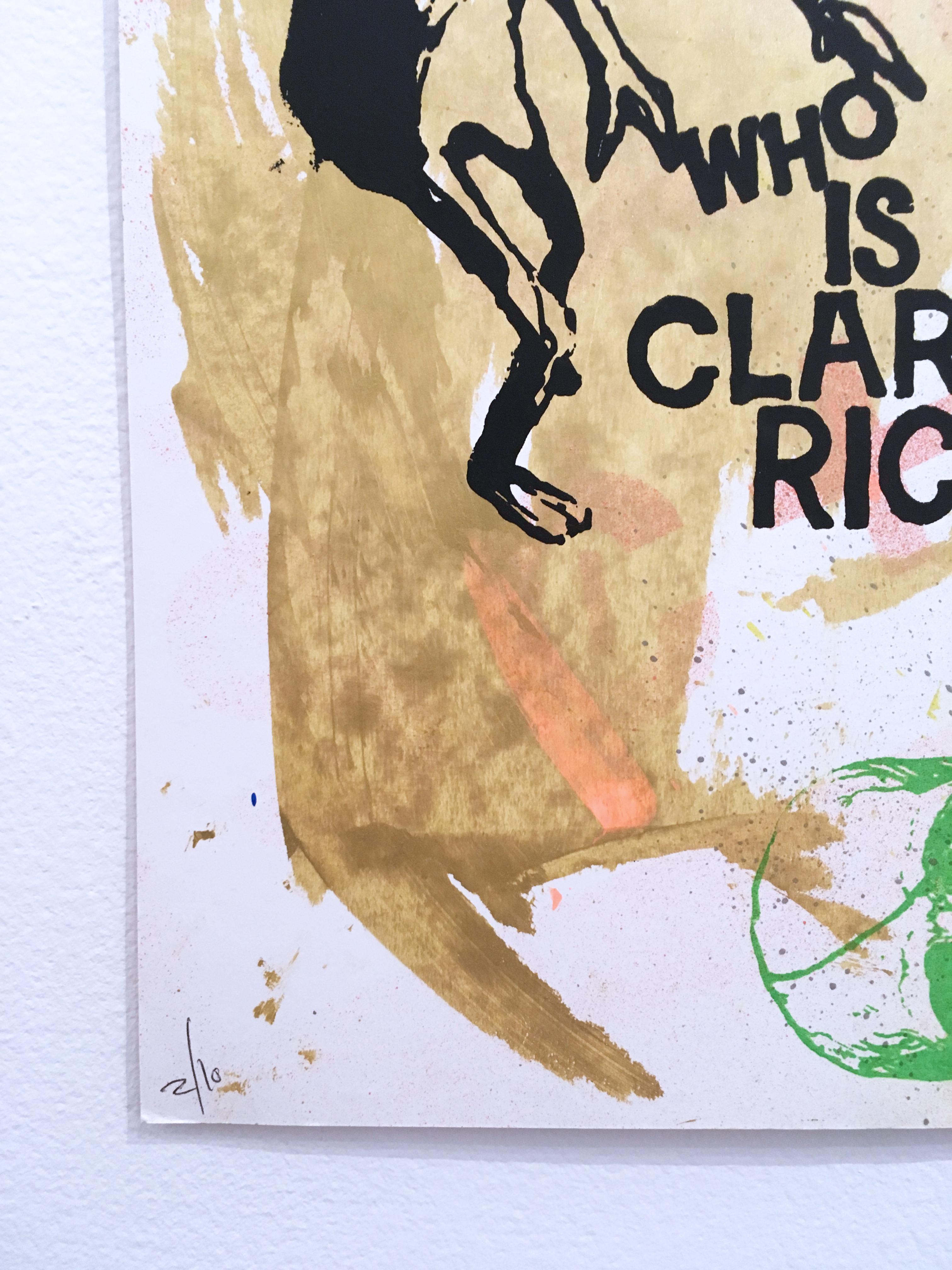 Who is Clarence Rich, Druck 2017 im Angebot 6