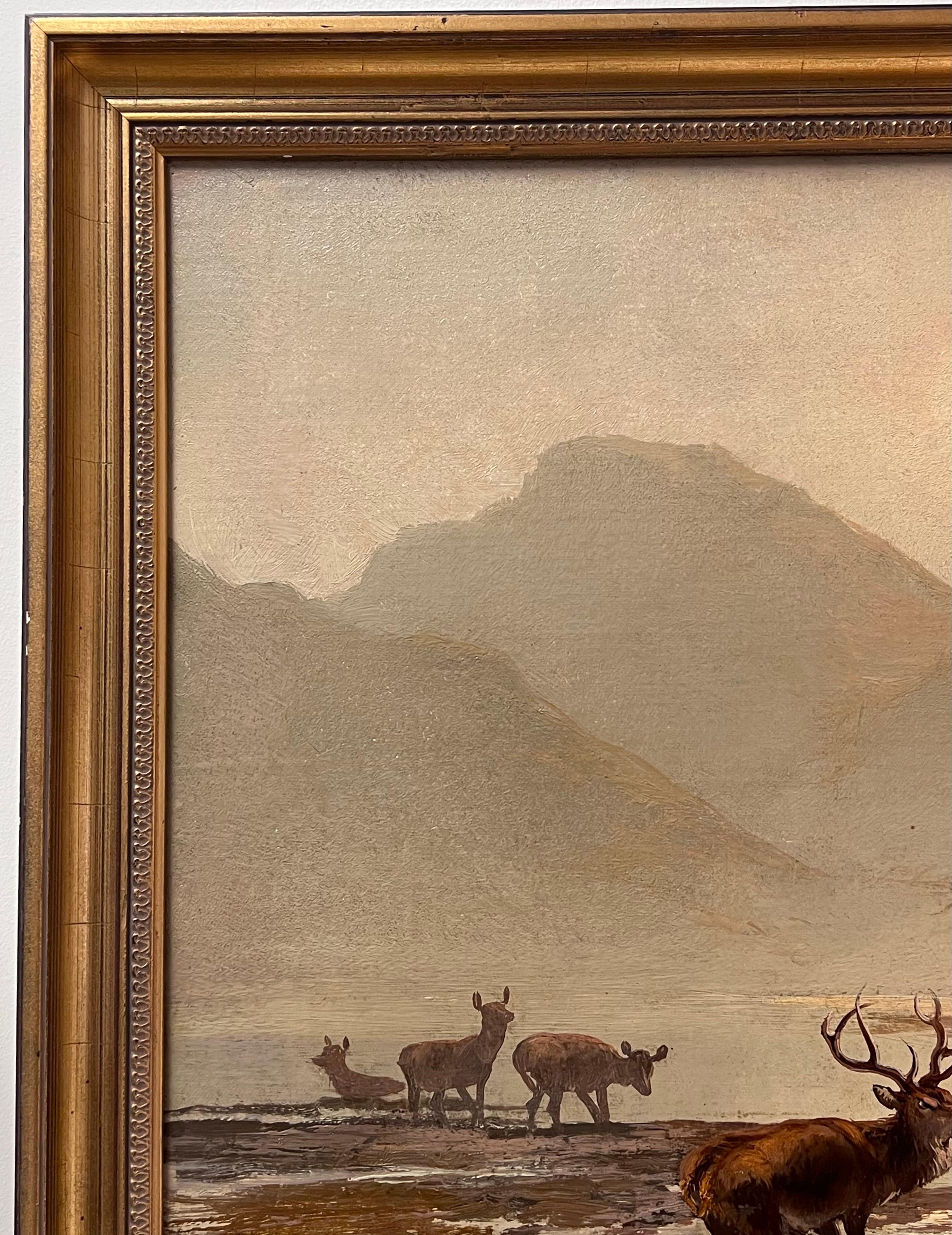 Lever de soleil dans les Highlands écossais
par Clarence Roe (1850-1920)
signé et daté 1880
peinture à l'huile sur toile, encadrée
encadré : 28 x 40 pouces
toile : 24 x 36 pouces
état : très bon
provenance : collection privée, UK

