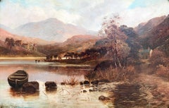 Antique “Autumn in the Scottish Highlands”