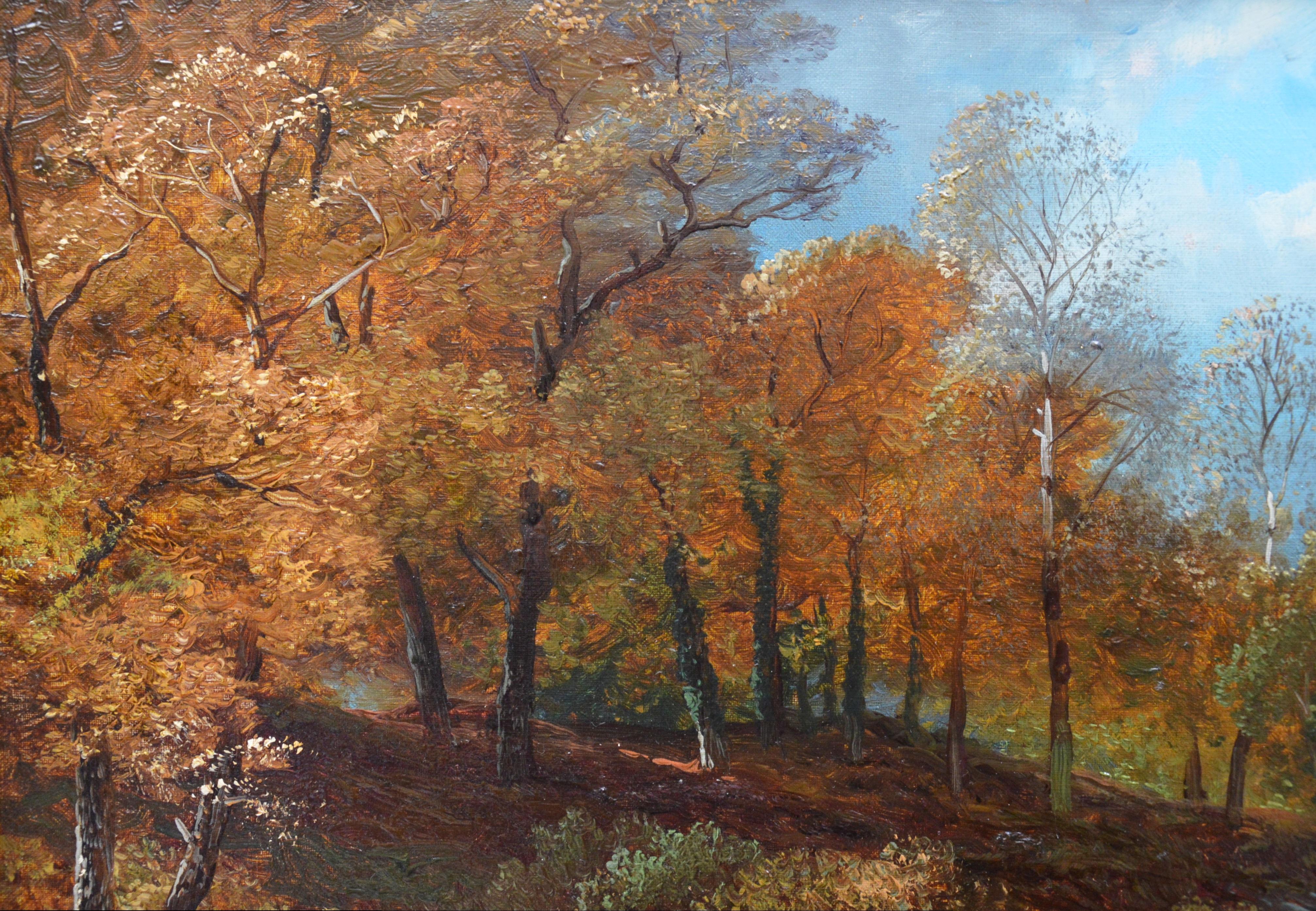 ‘Creeping Steads, River Twiss’ by Clarence Henry Roe (1850-1909). 

A large fine 19th century oil on canvas depicting river rapids on the River Twiss near the village of Ingleton in the Yorkshire Dales. The painting is signed by the artist and hangs