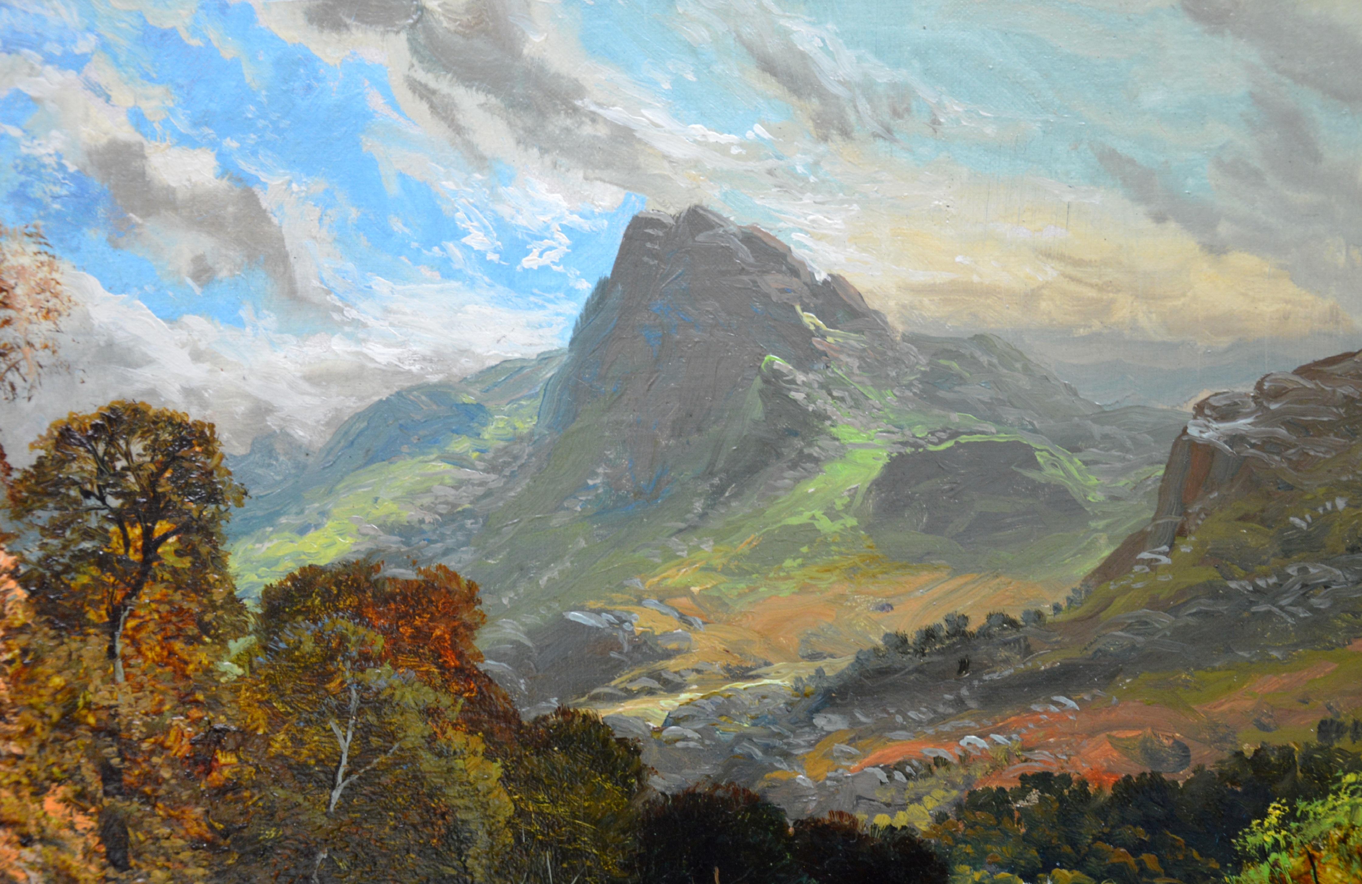 Clarence Roe - Loch Katrine - 19th Century Landscape Oil Painting of ...