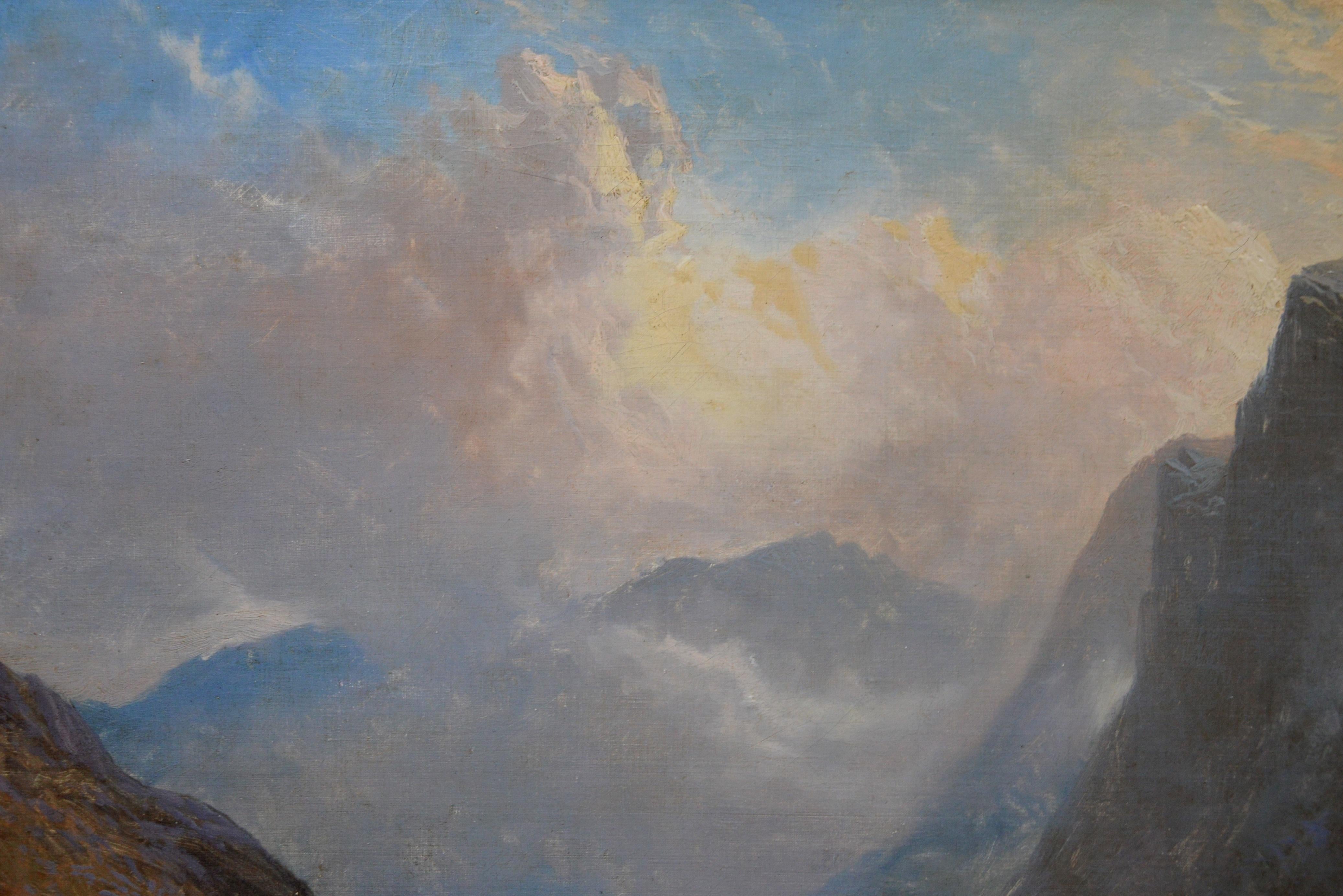 Loch Lomond - Very Large 19th Century Scottish Highland Landscape Oil Painting 2