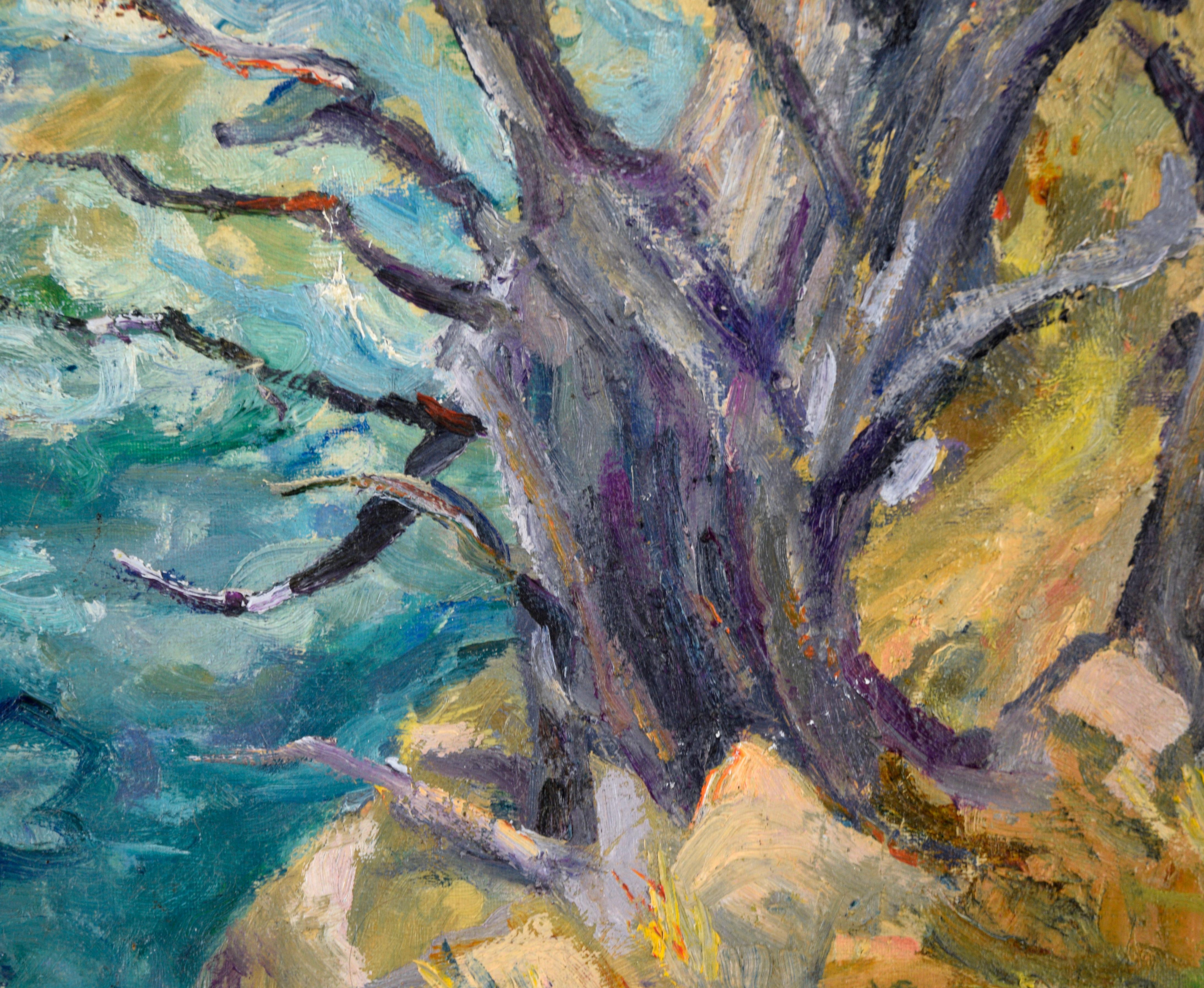 Point Lobos Seascape in Oil on Canvas 1