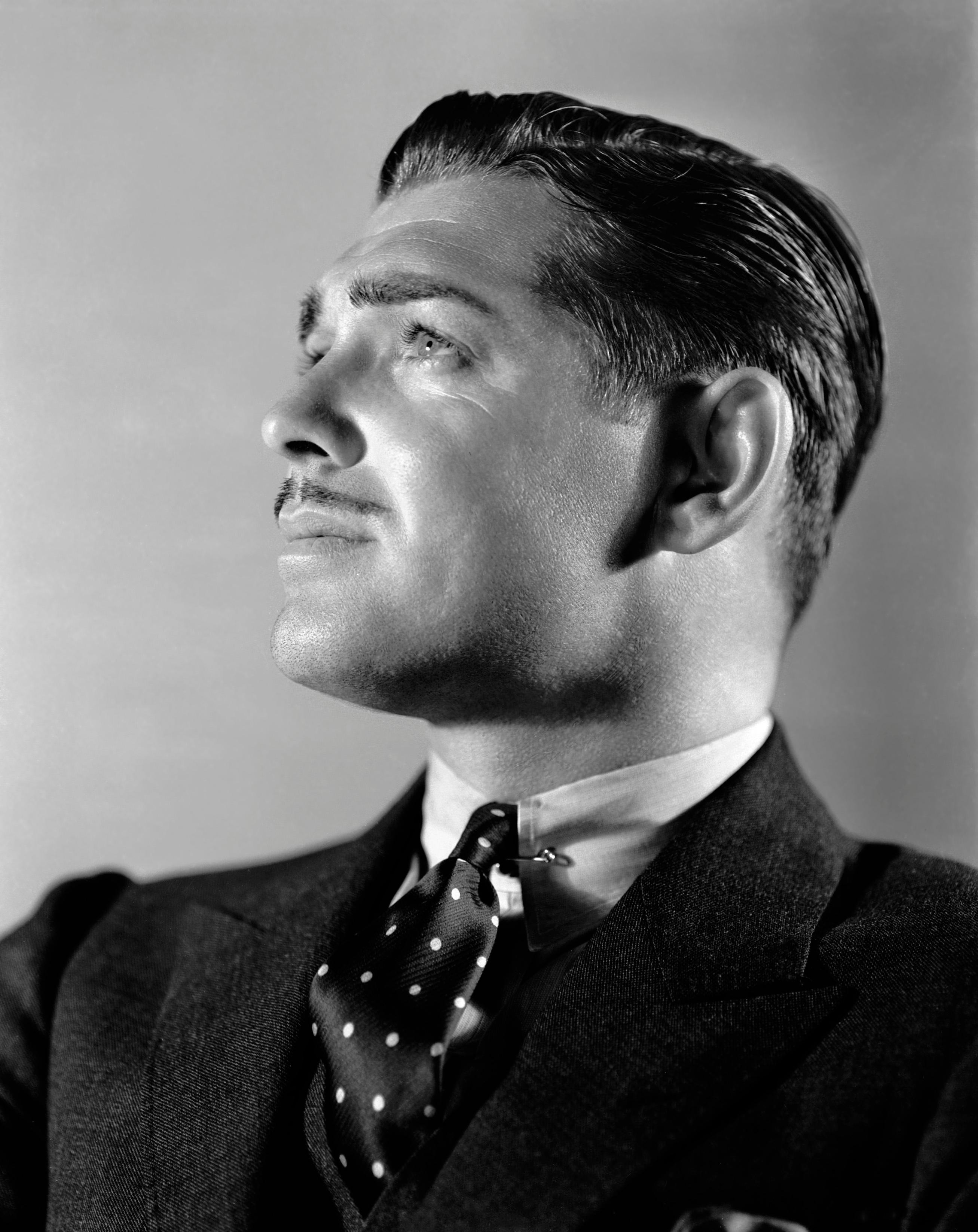 Clarence Sinclair Bull Black and White Photograph - Clark Gable: Hollywood
s Classic Leading Man Globe Photos Fine Art Print