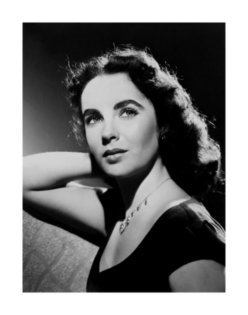 Clarence Sinclair Bull Black and White Photograph - Elizabeth Taylor Classical Elegance